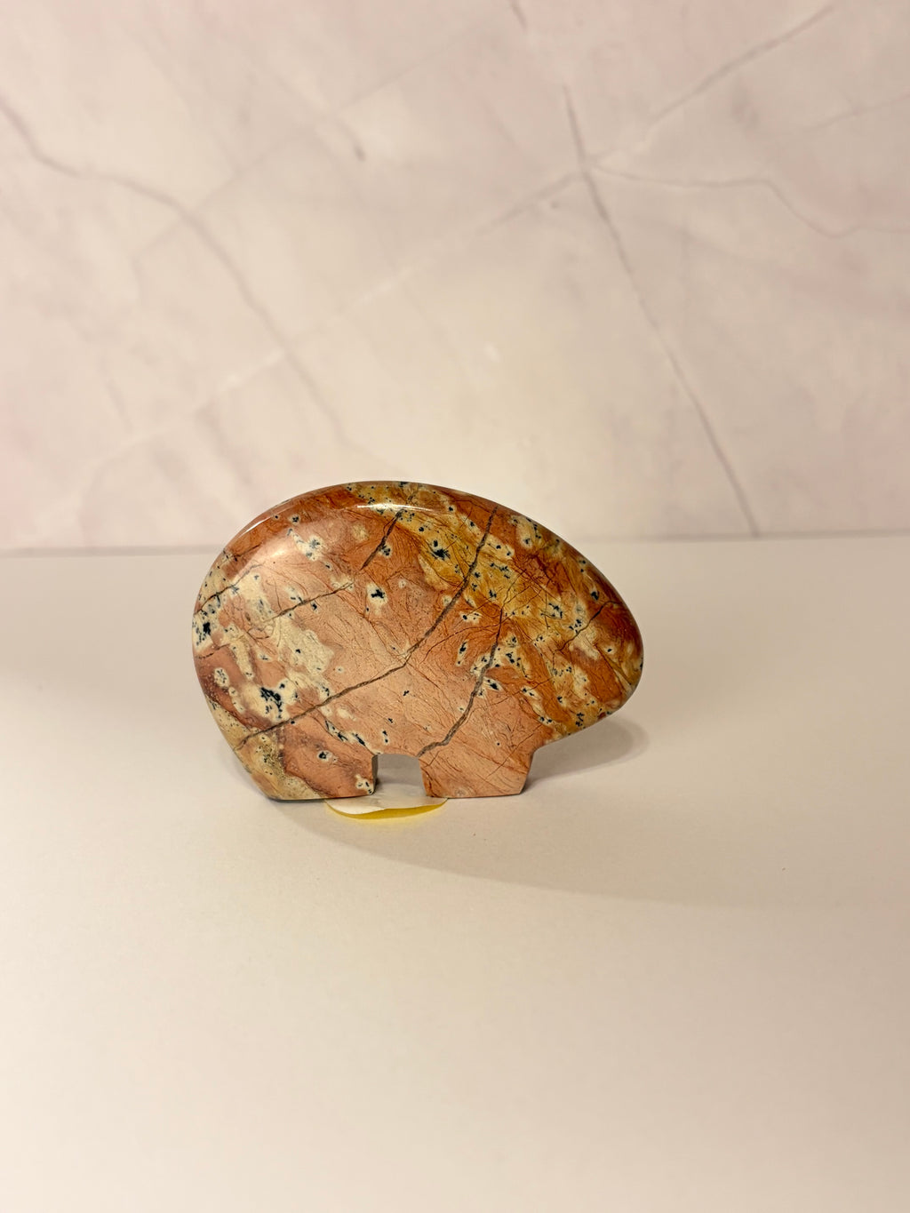 Pink Jasper Bear - option A