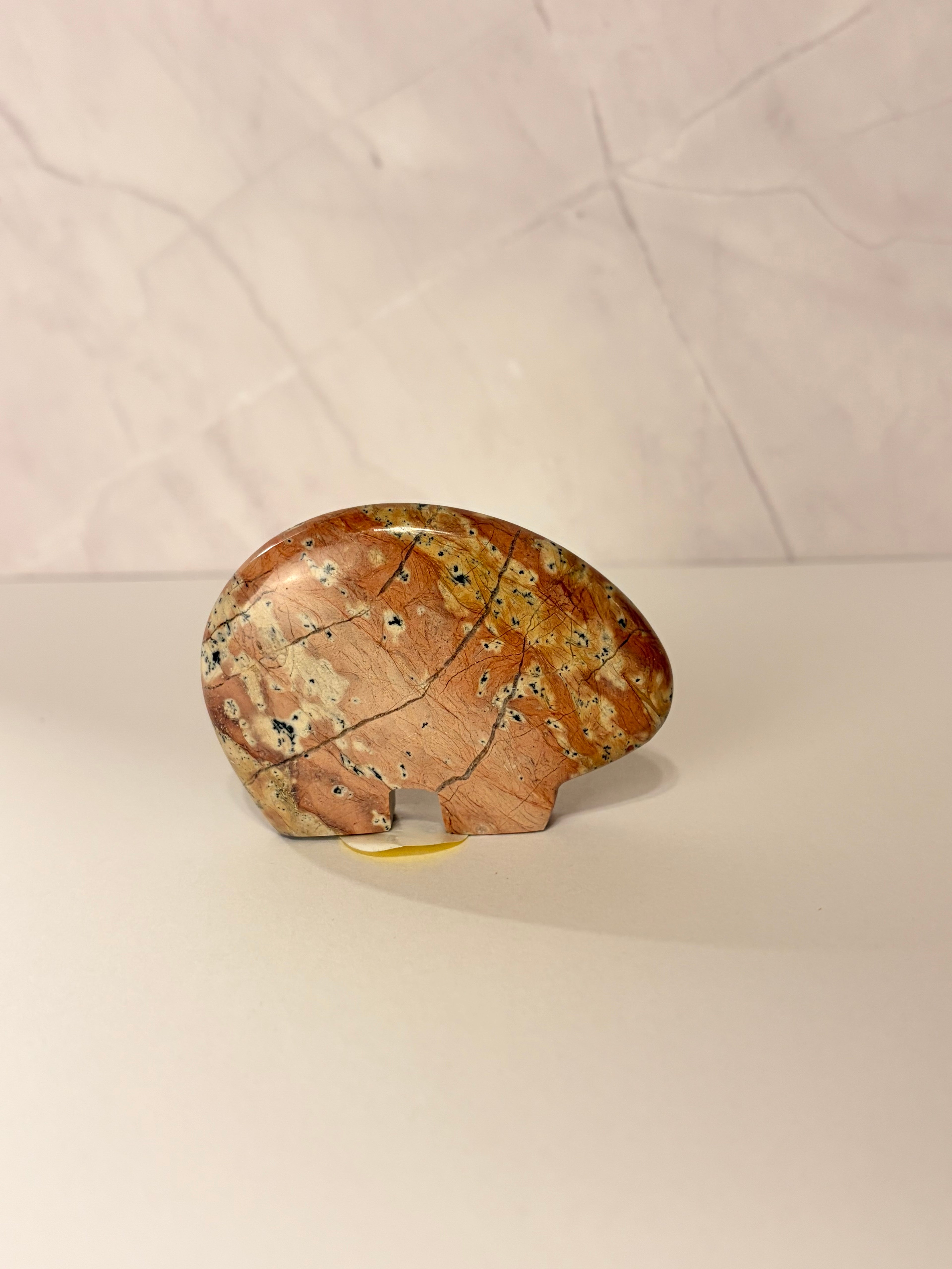 Pink Jasper Bear - option A