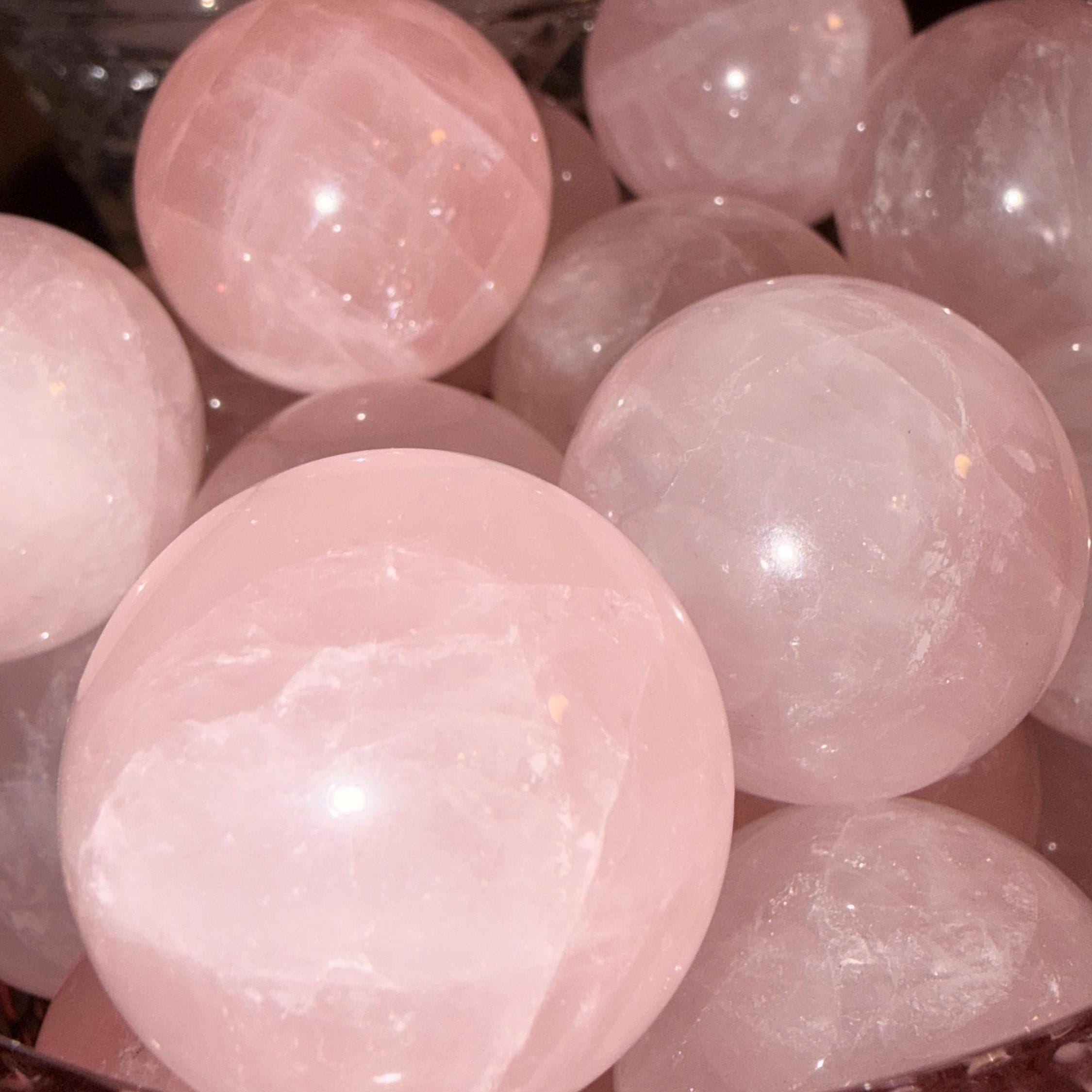 Mini Rose Quartz Sphere
