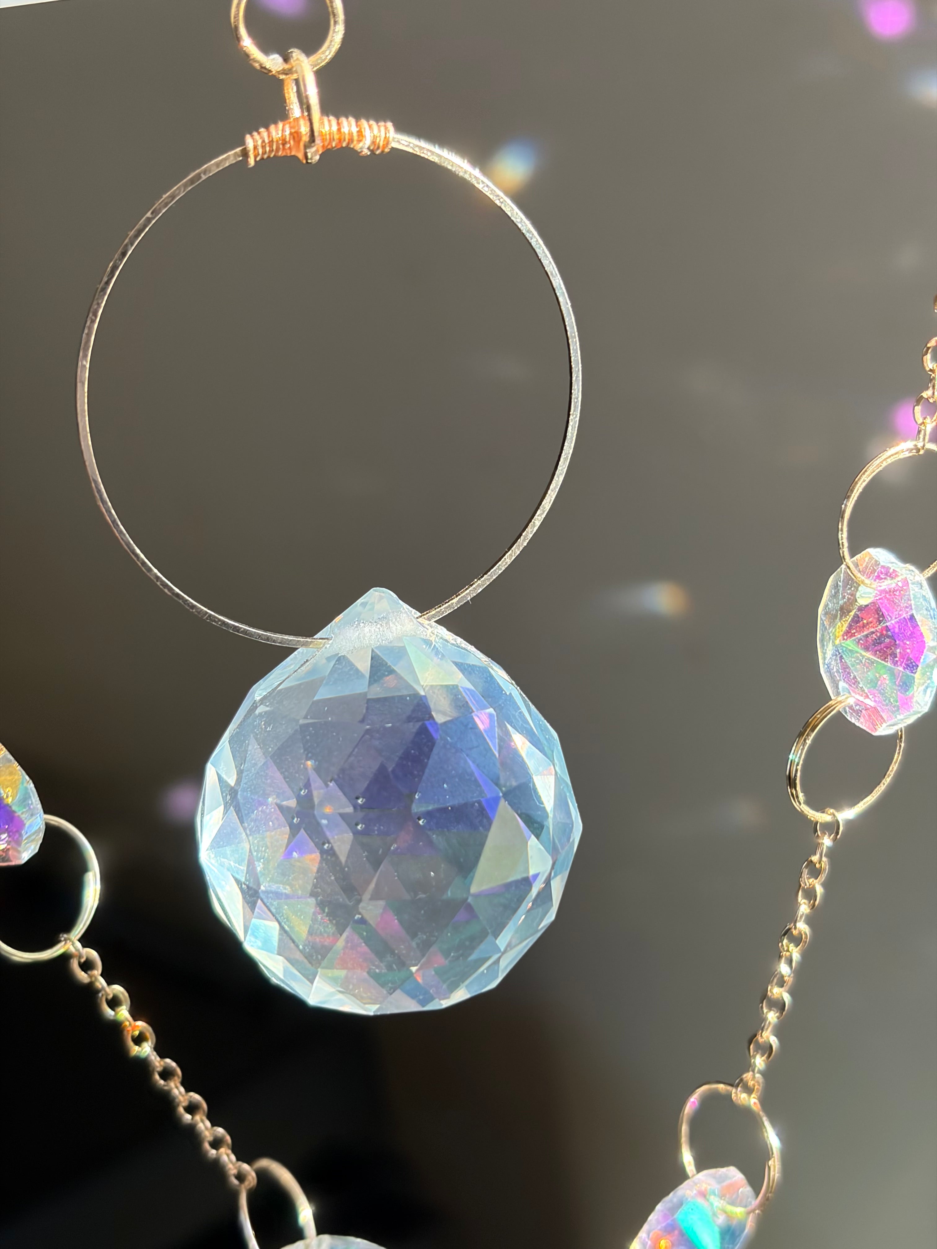Selenite Sun Catcher - The Emileann