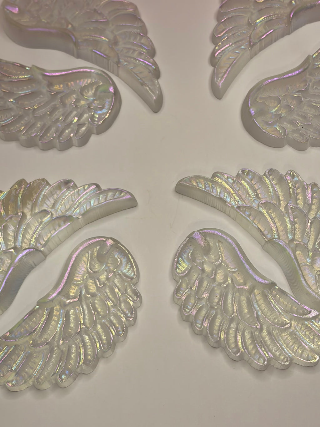Aura Selenite Angel Wings