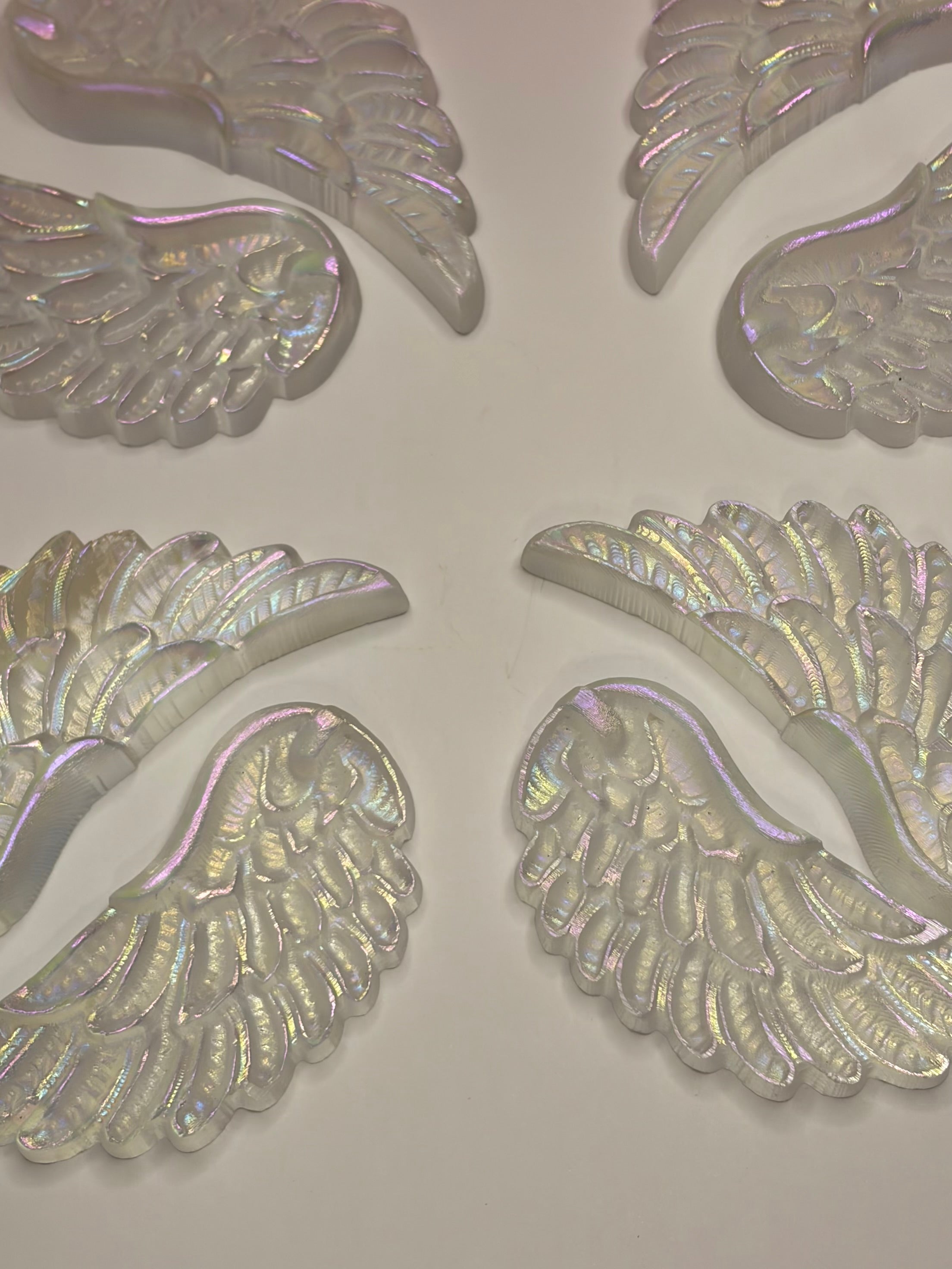Aura Selenite Angel Wings