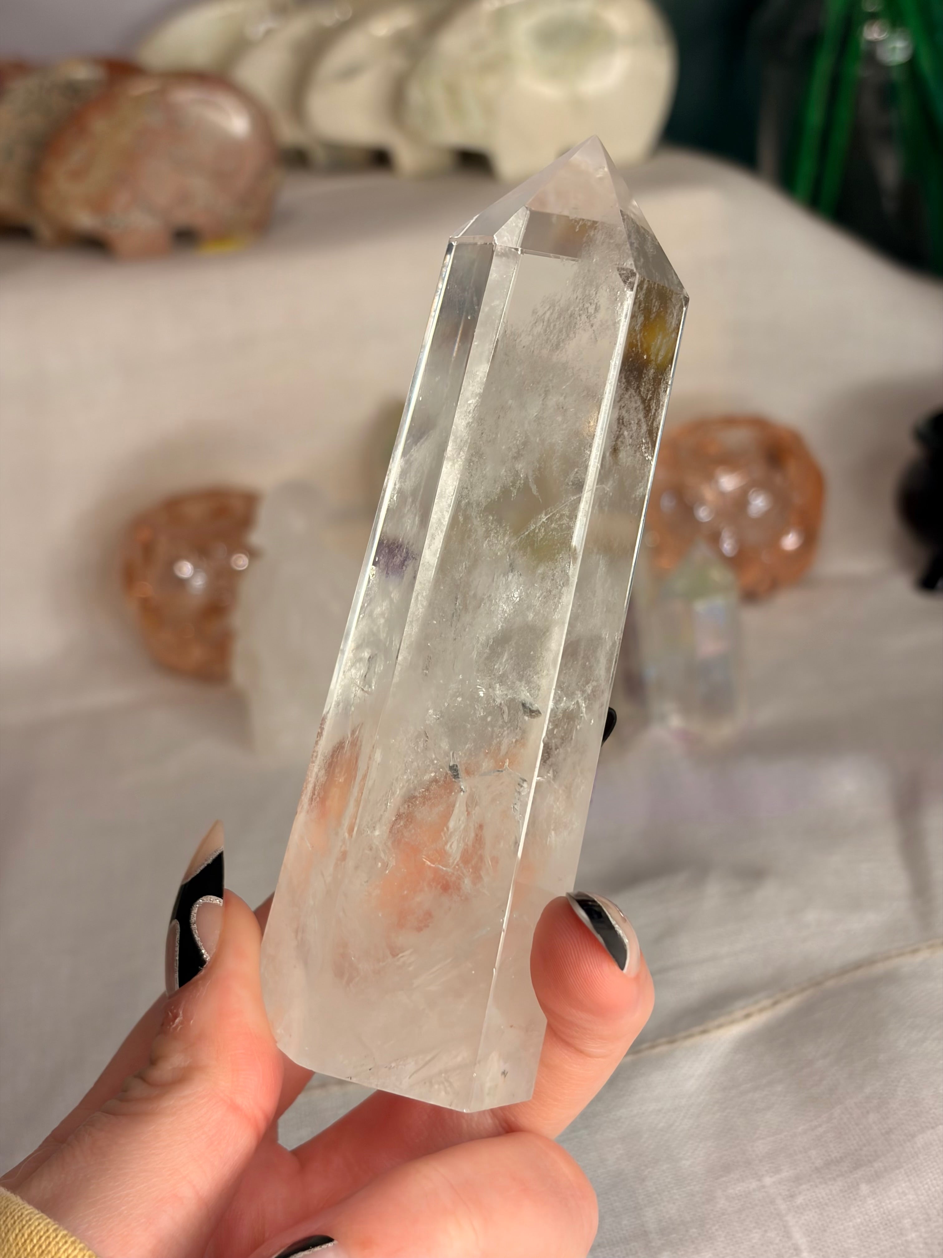 Clear Quartz Tower