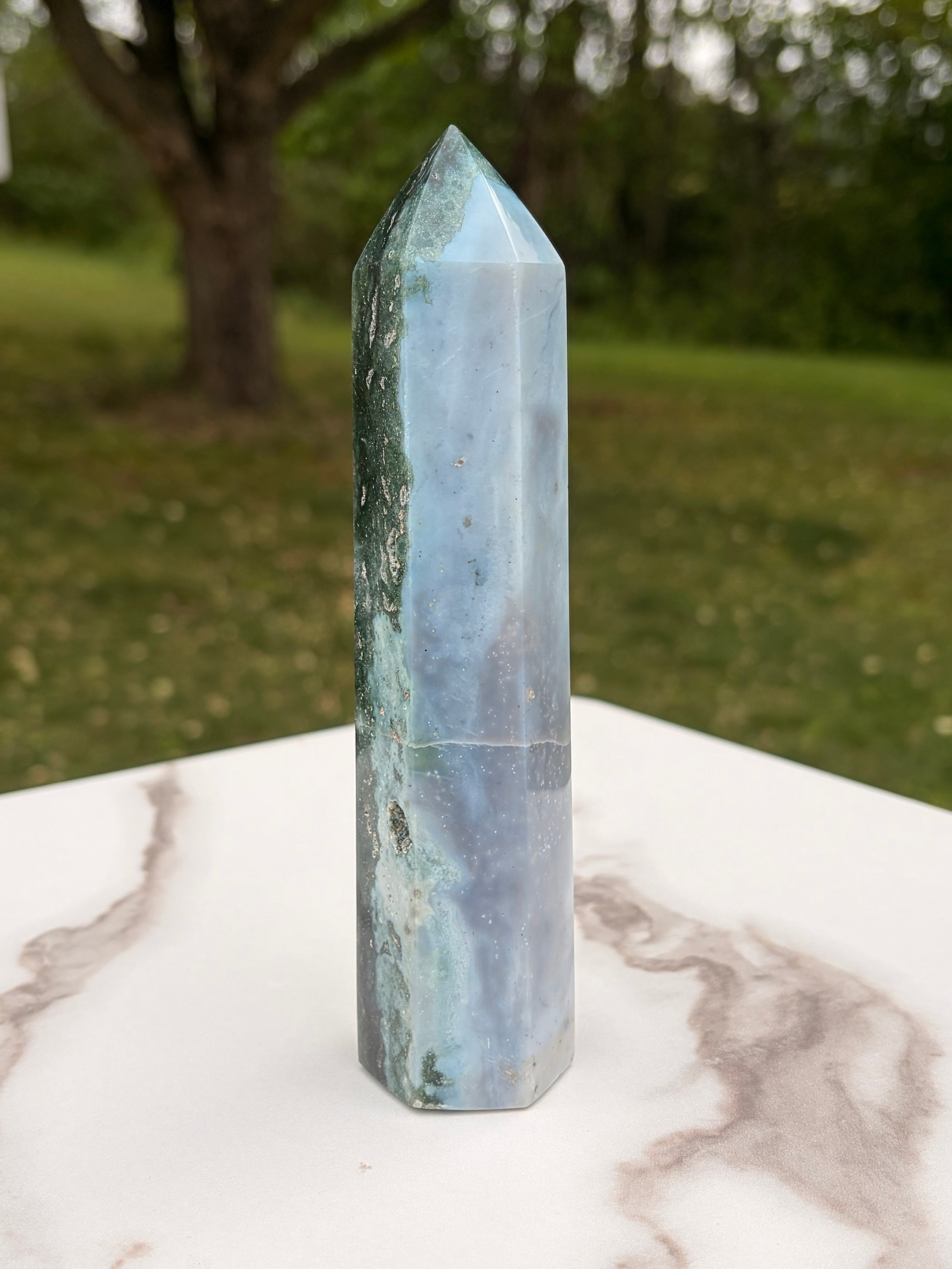 Sea Jasper Statement Tower