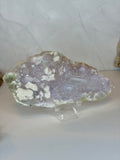 Pink Amethyst Flower Agate Slab - B