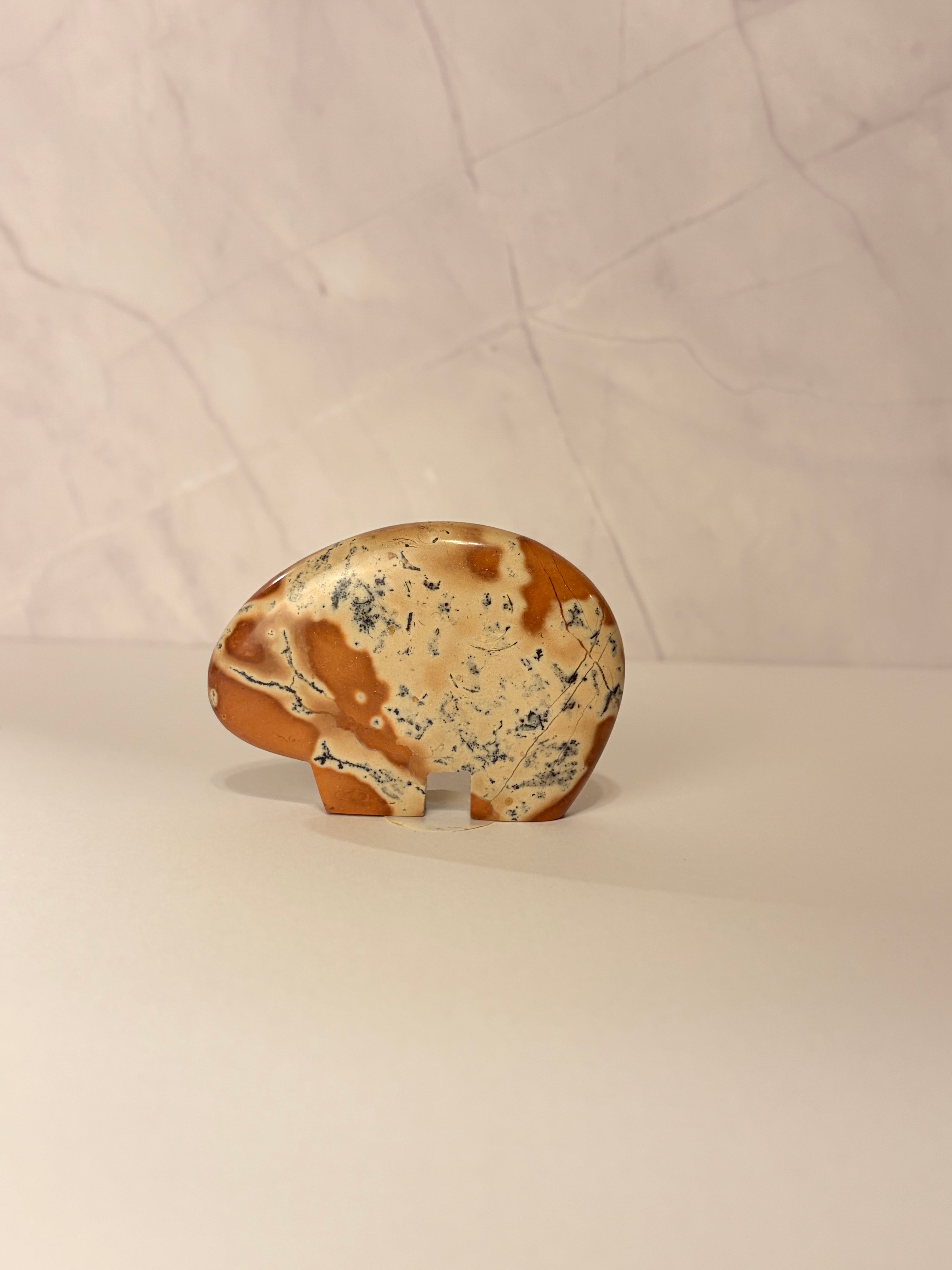 Pink Jasper Bear - option C