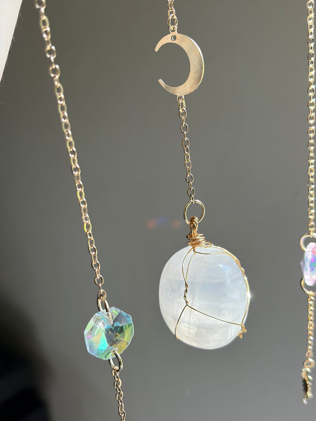 Selenite Sun Catcher - The Alyssa