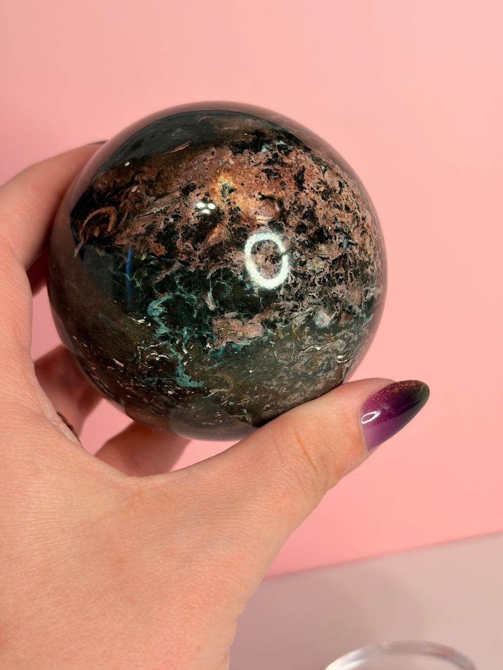 Sea Jasper Sphere