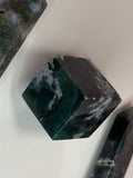 Moss Agate Cube