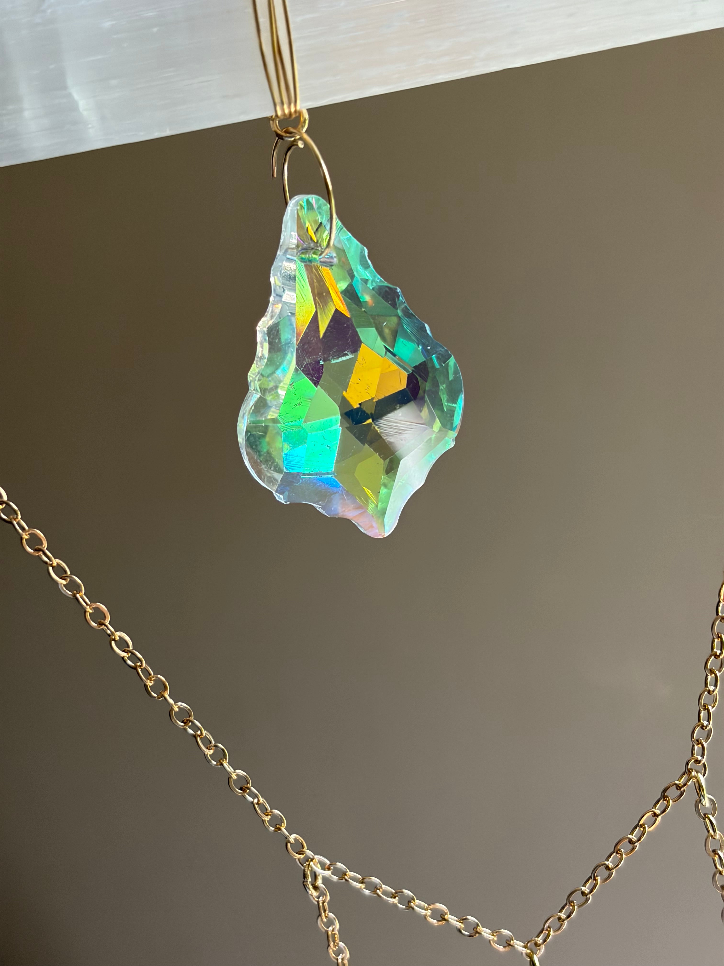 Selenite Sun Catcher - The Chey