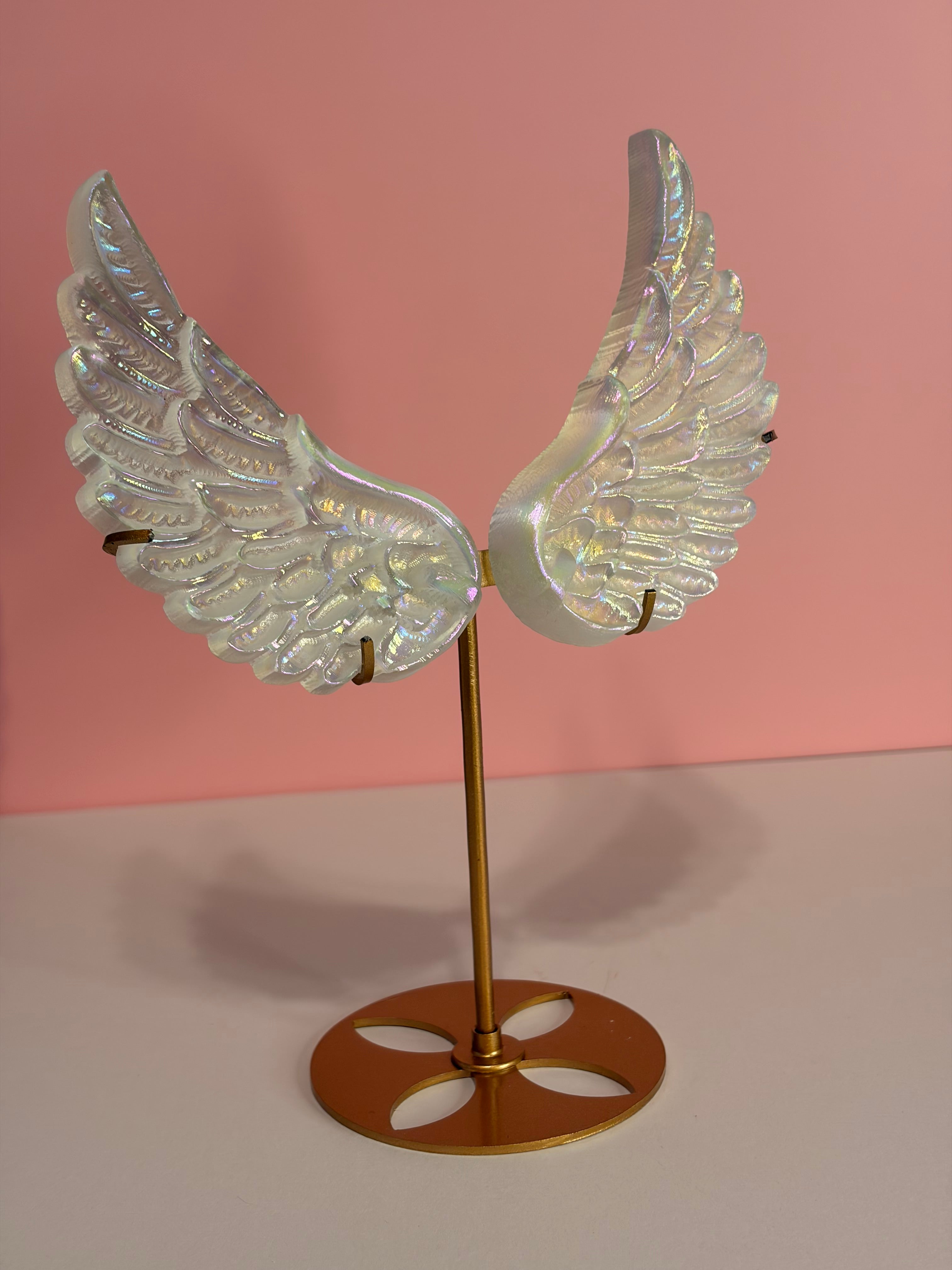 Aura Selenite Angel Wings