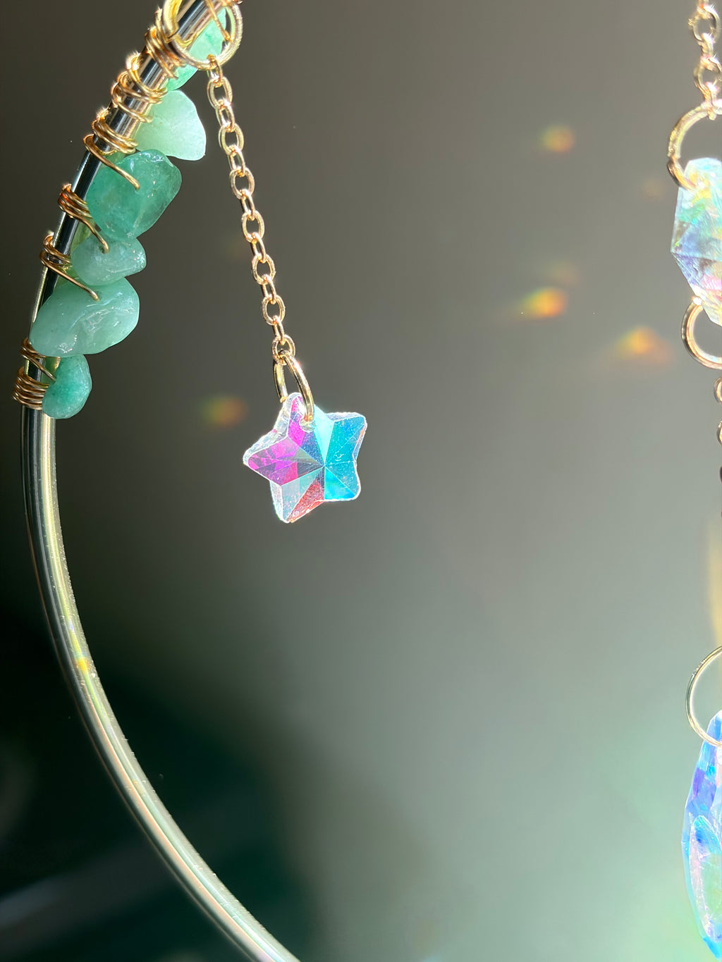 Green Aventurine Sun Catcher - The Shonna