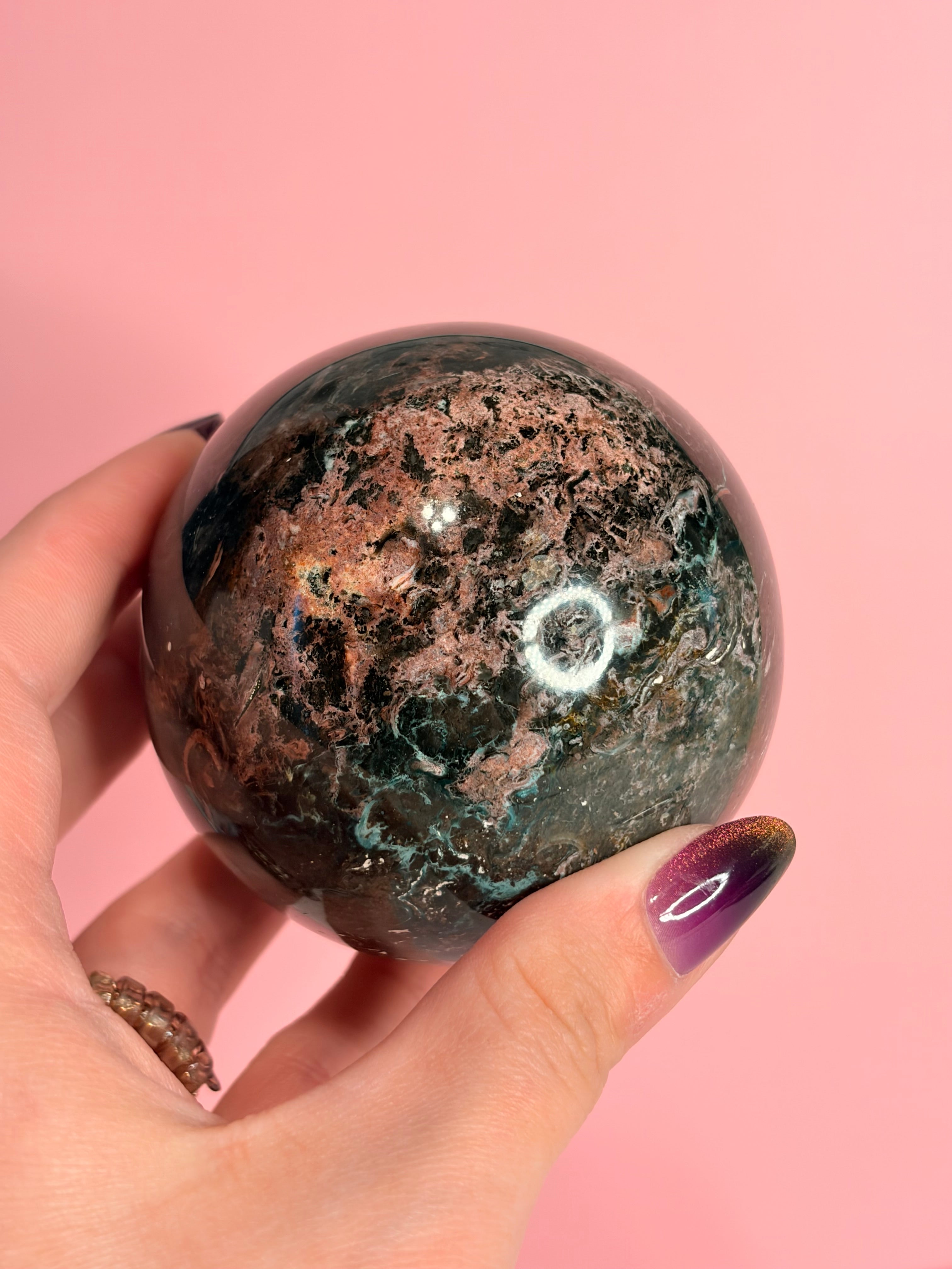 Sea Jasper Sphere