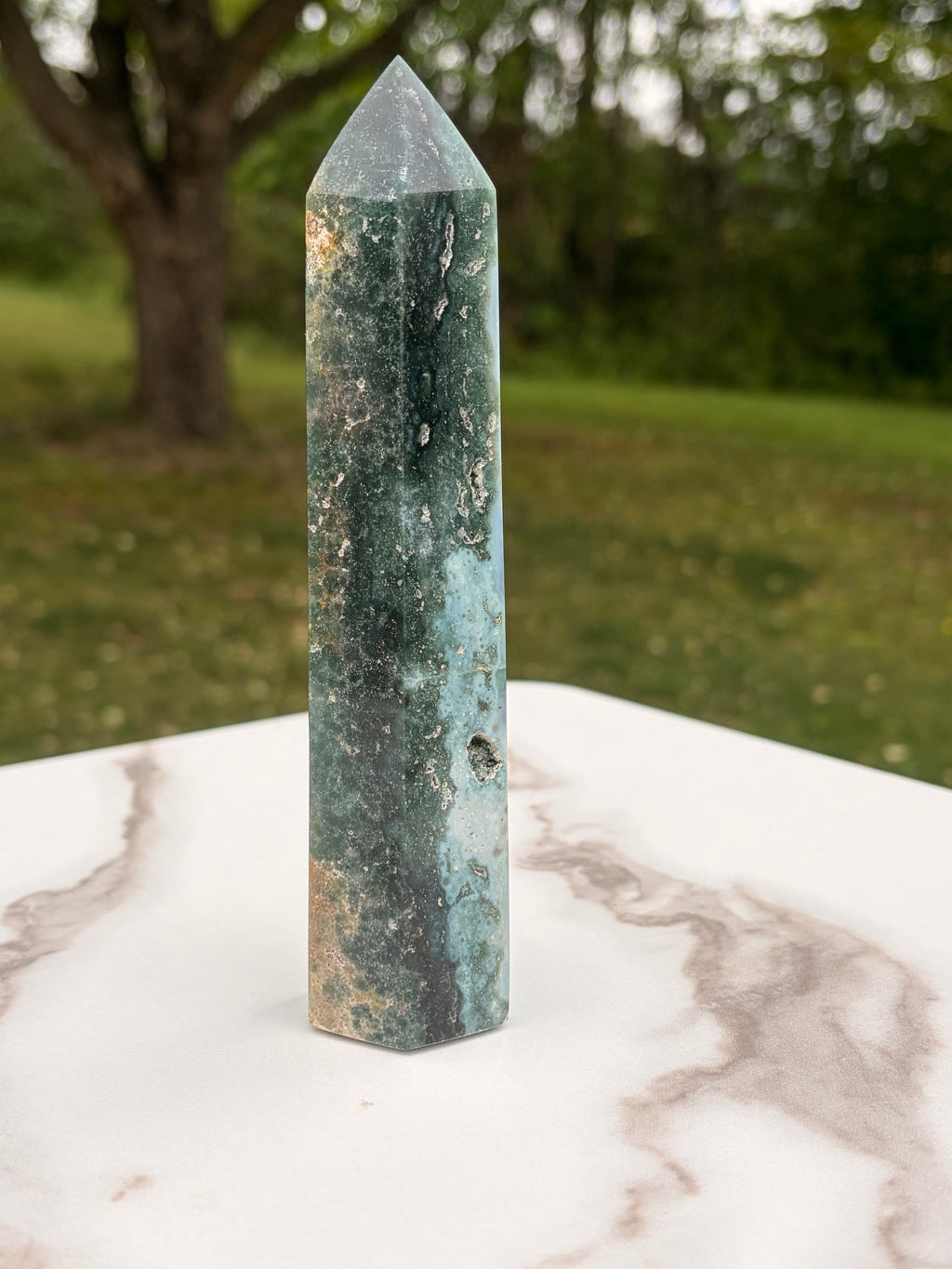 Sea Jasper Statement Tower