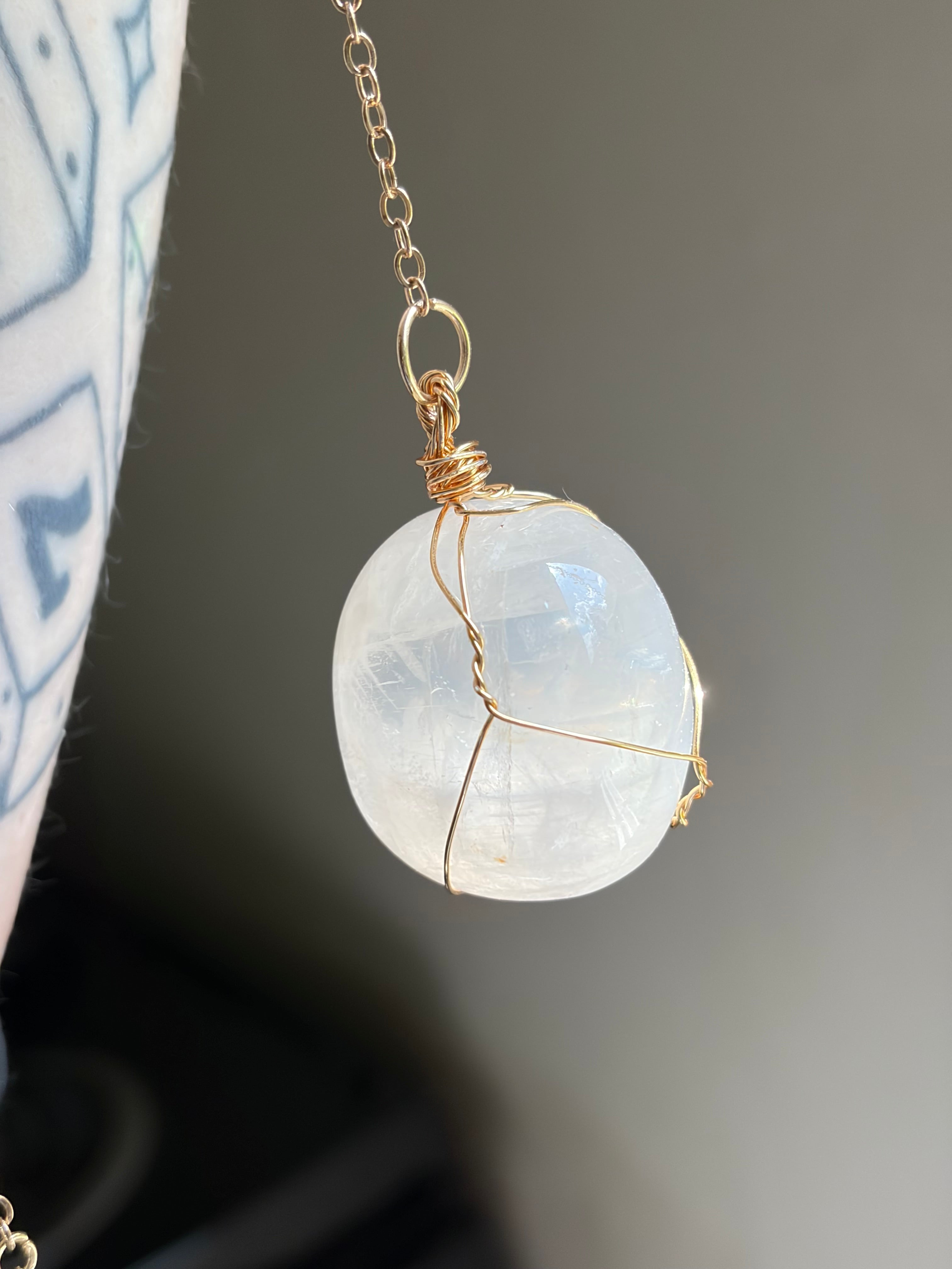 Selenite Sun Catcher - The Alyssa