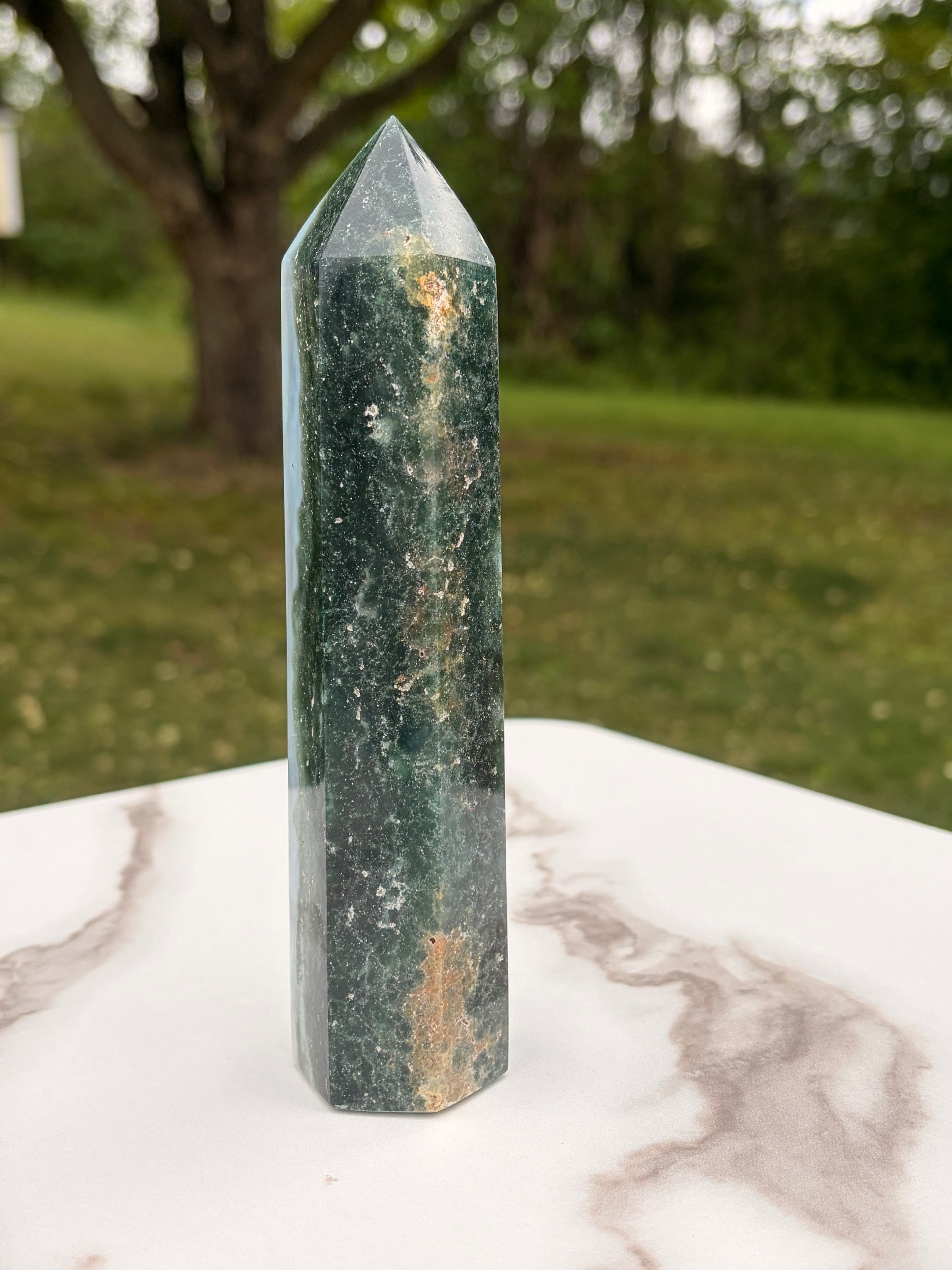 Sea Jasper Statement Tower