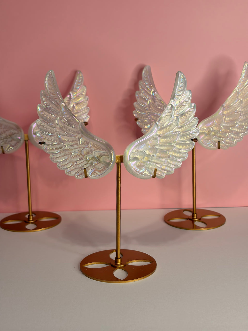 Aura Selenite Angel Wings