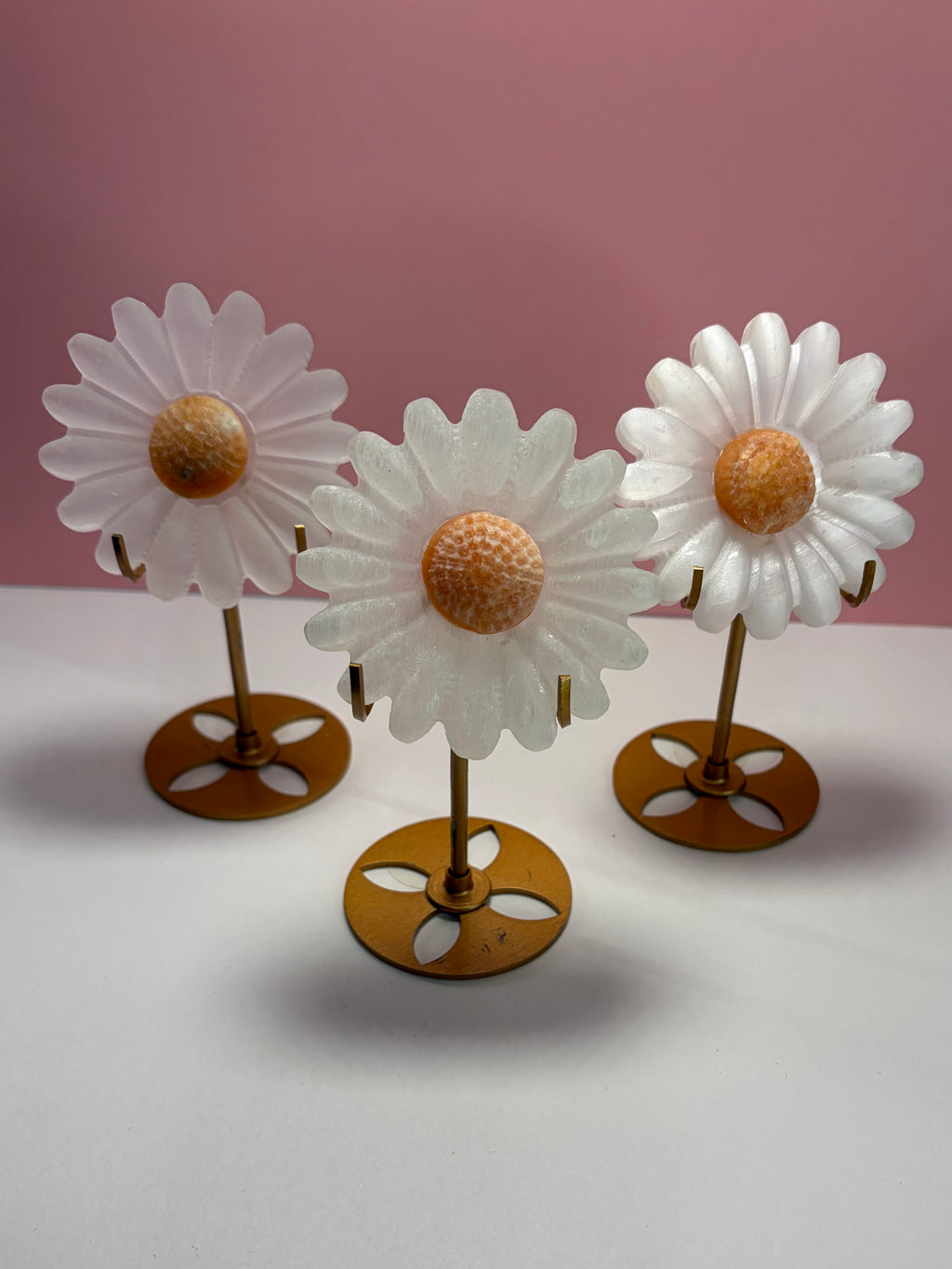 Imperfect Selenite Daisy