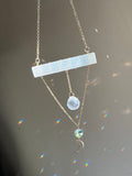 Selenite Sun Catcher - B