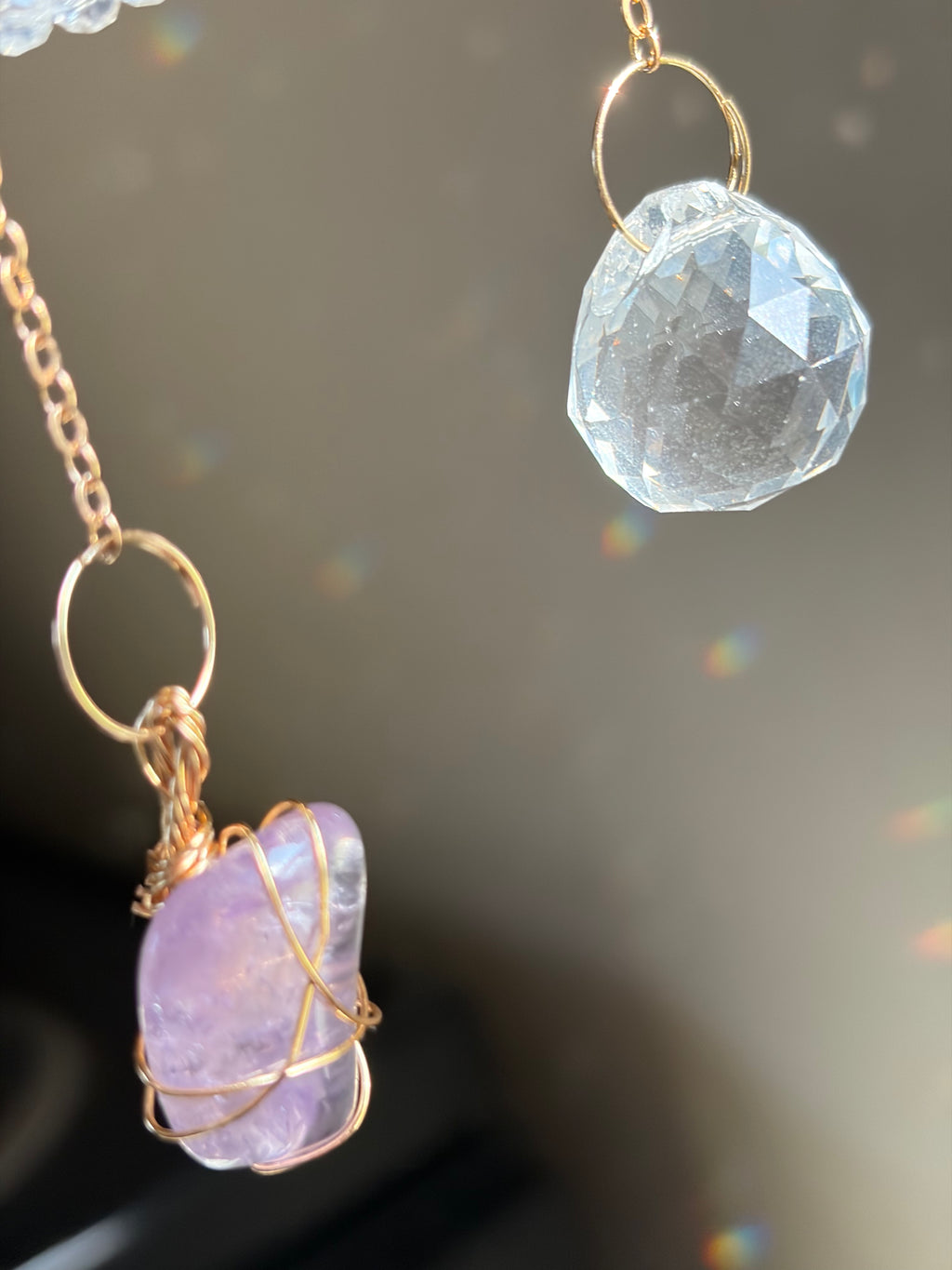 Beaded Suncatcher - The Paisley