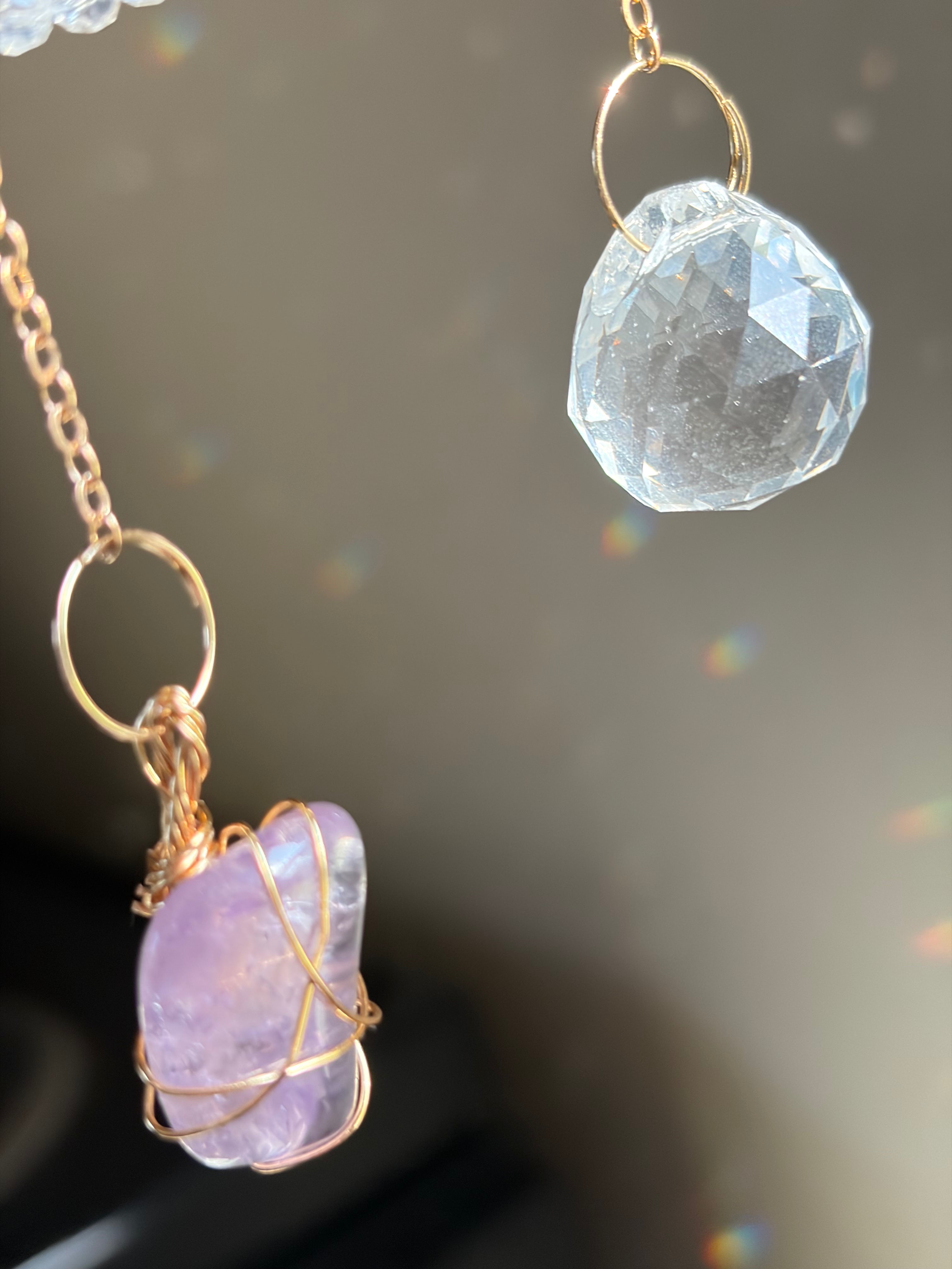 Beaded Suncatcher - The Paisley
