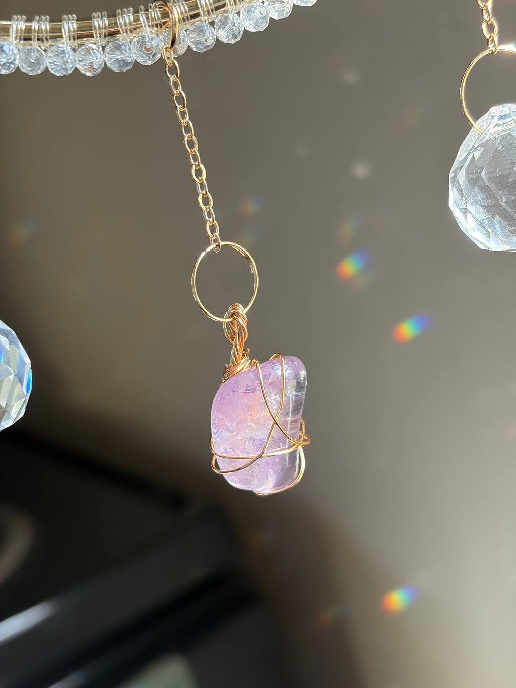 Beaded Suncatcher - The Paisley
