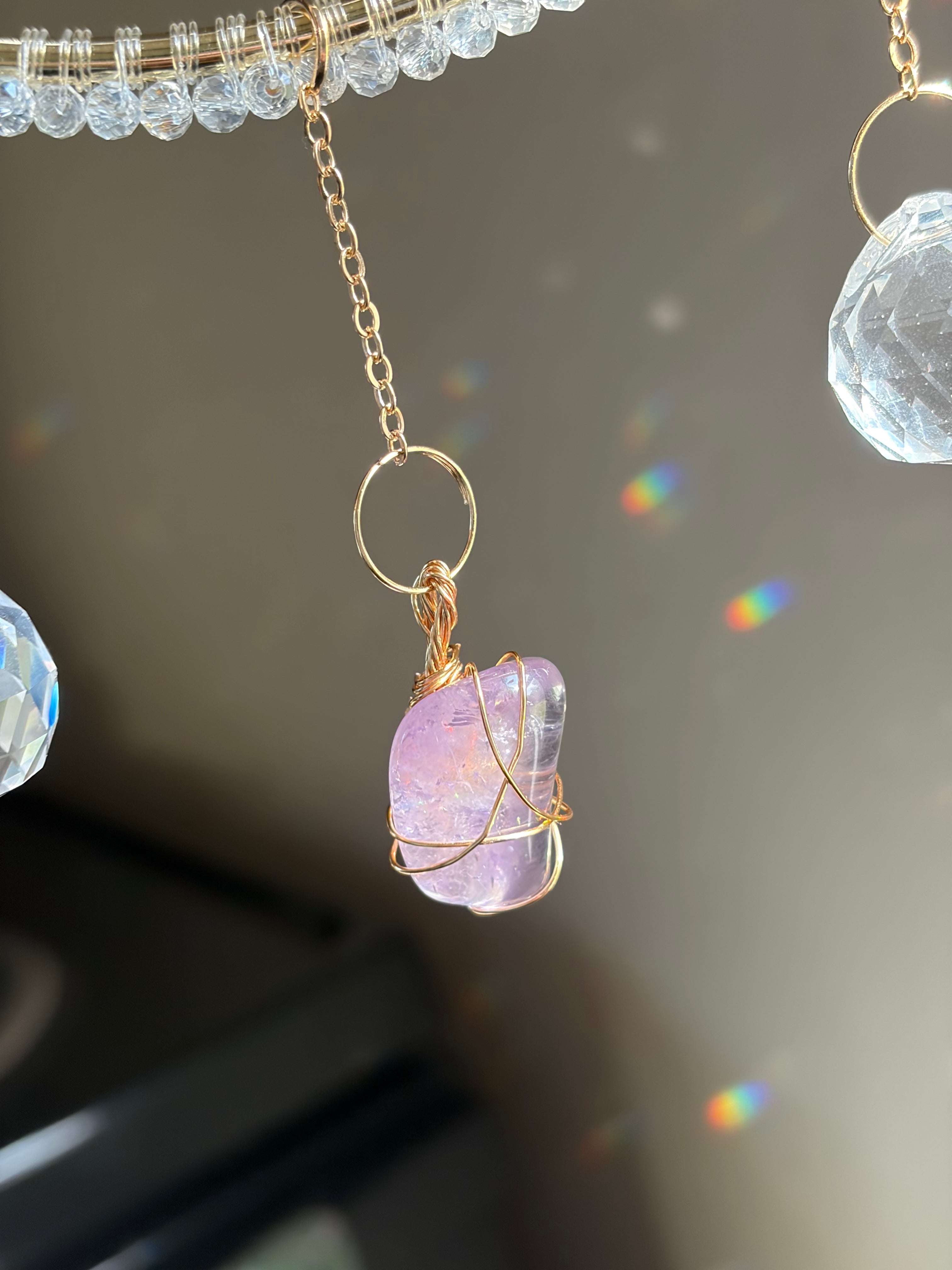 Beaded Suncatcher - The Paisley