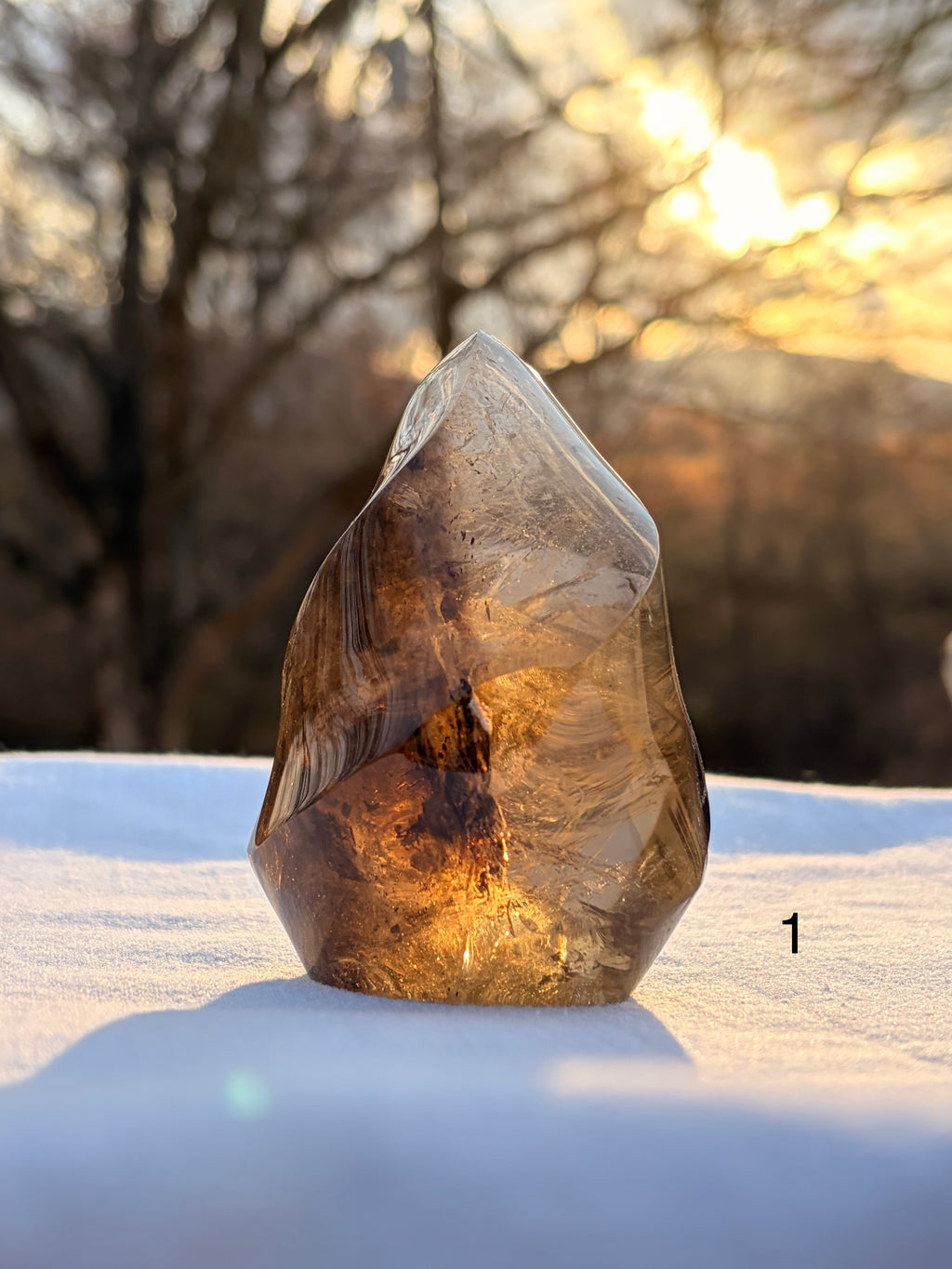 Smoky Quartz Flame