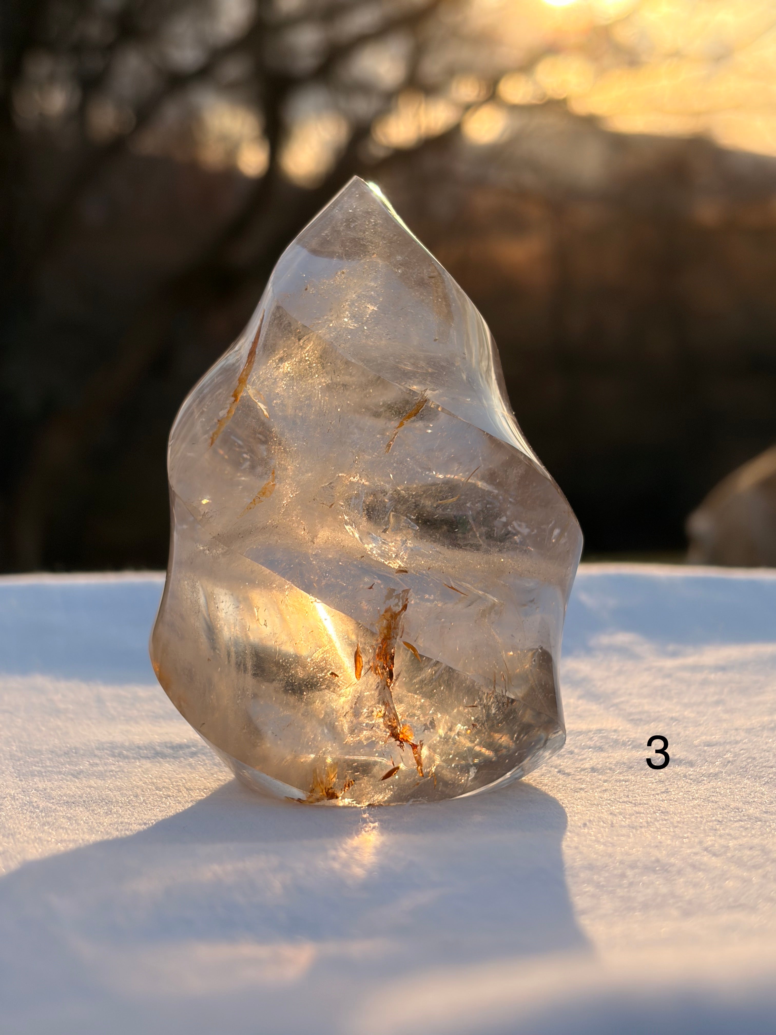 Smoky Quartz Flame