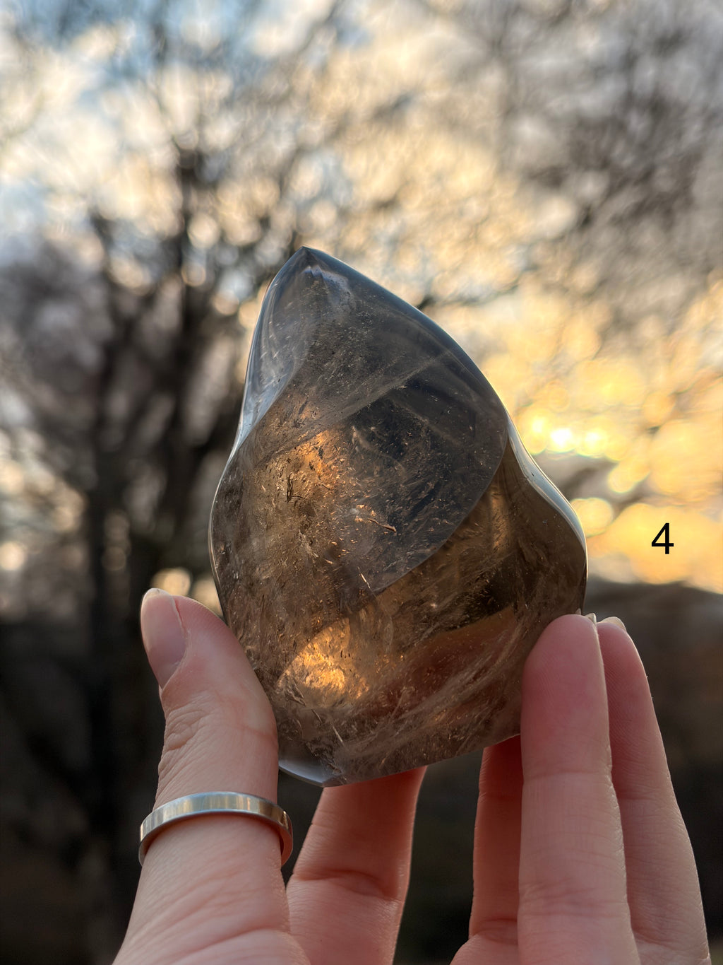 Smoky Quartz Flame