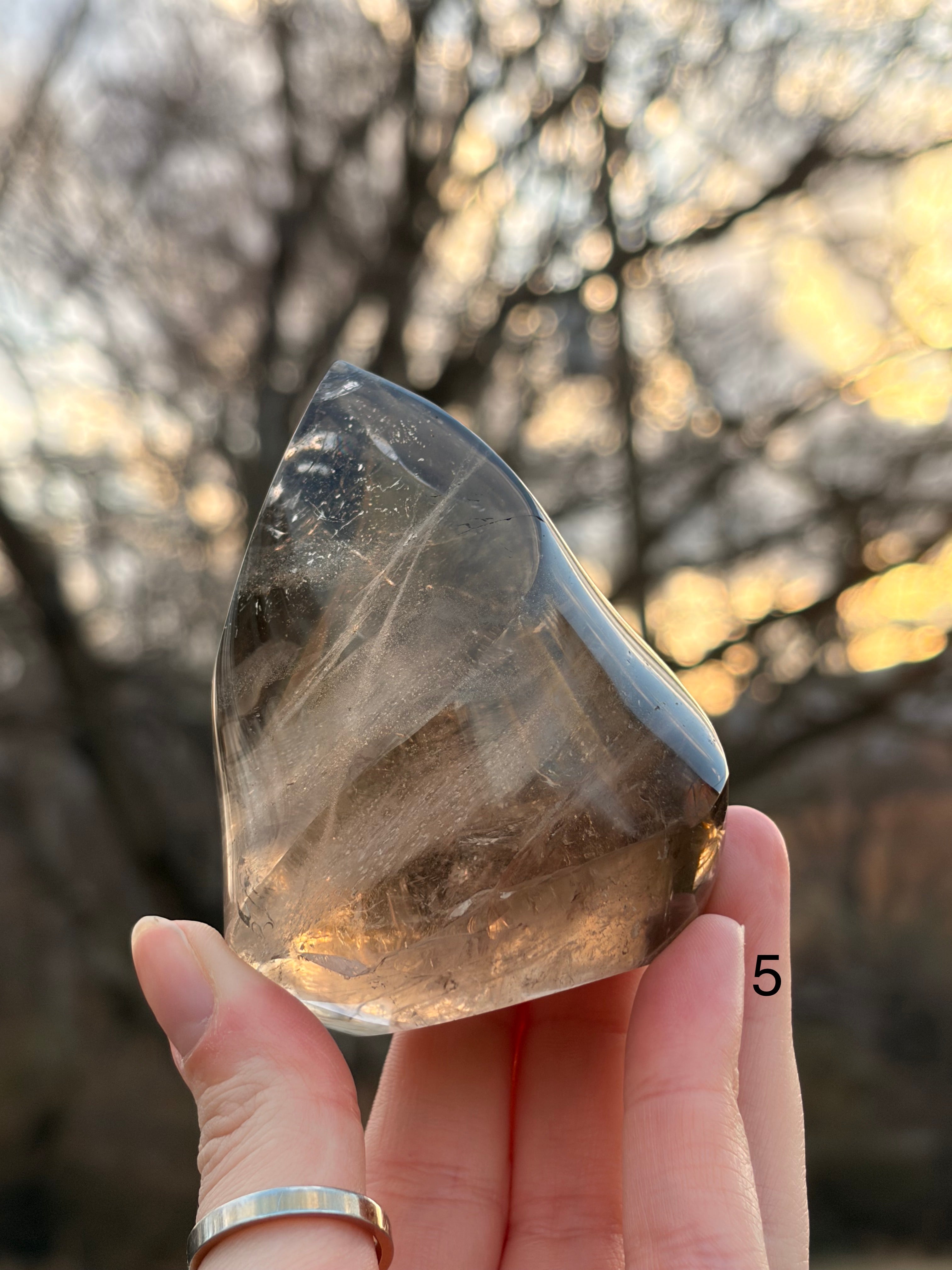 Smoky Quartz Flame