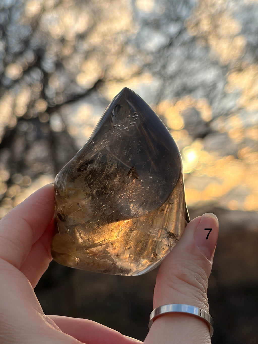 Smoky Quartz Flame