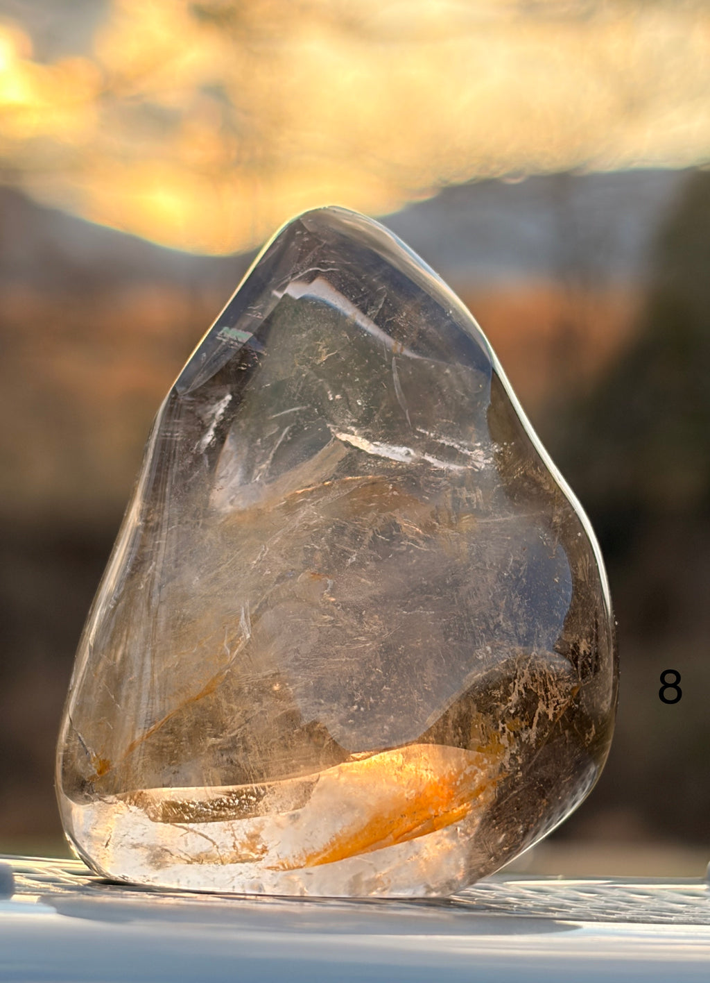Smoky Quartz Flame