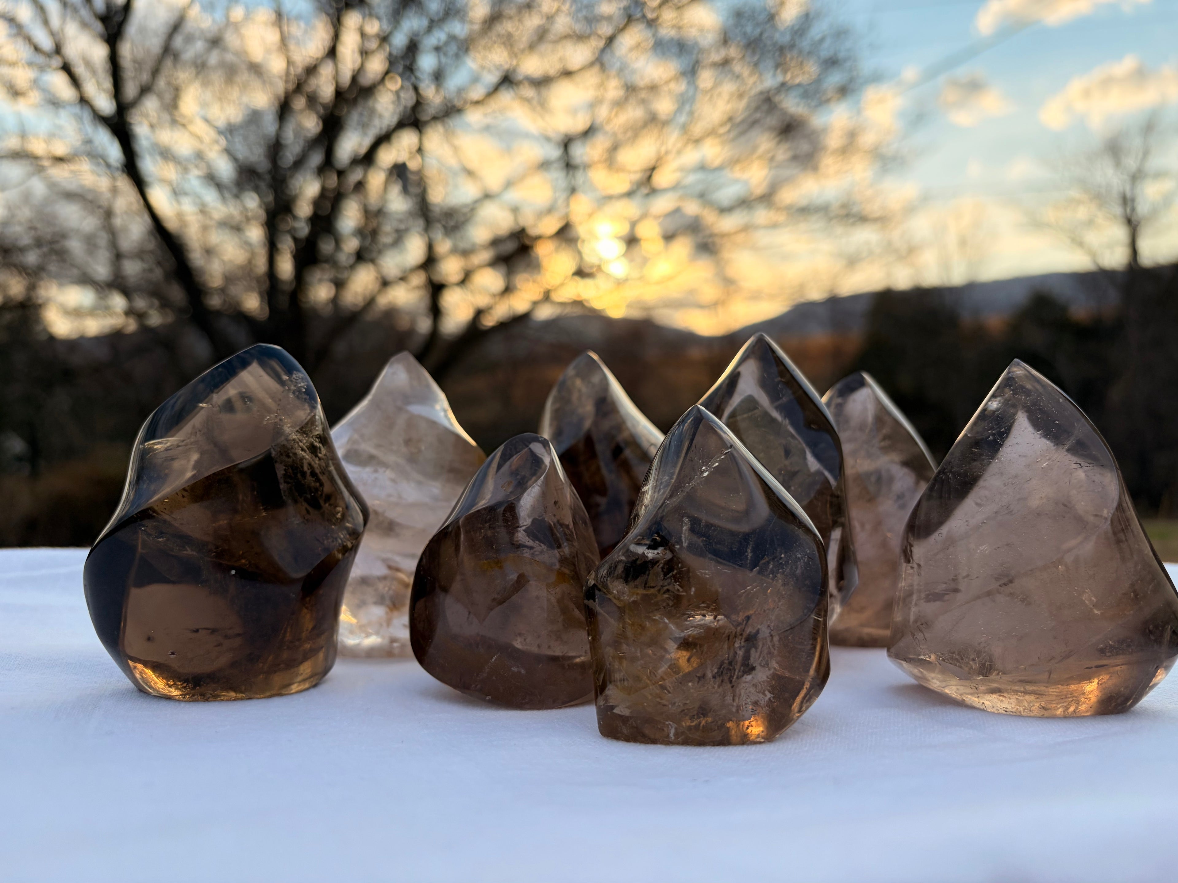 Smoky Quartz Flame