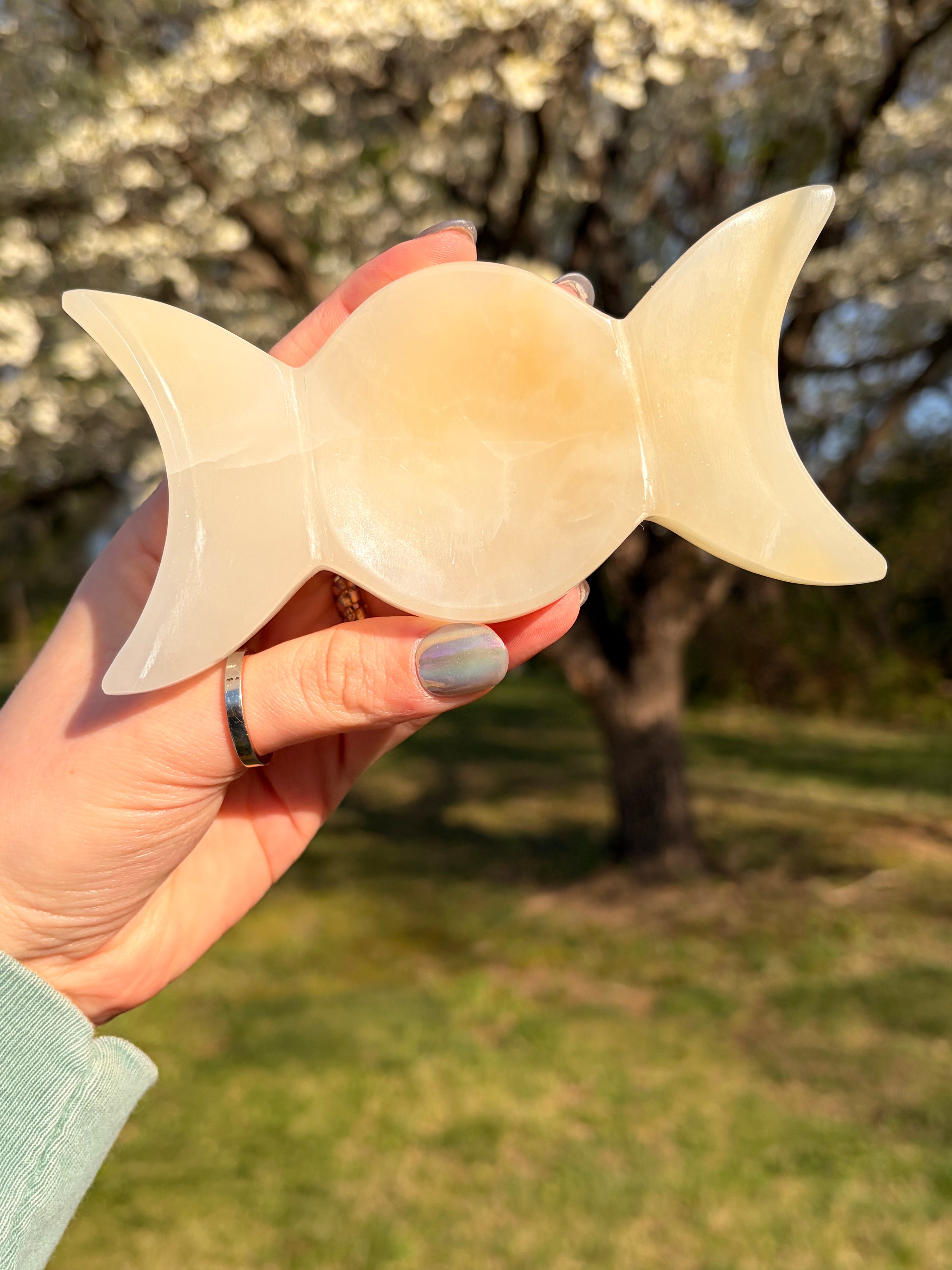 Onyx Moon Phase Dish