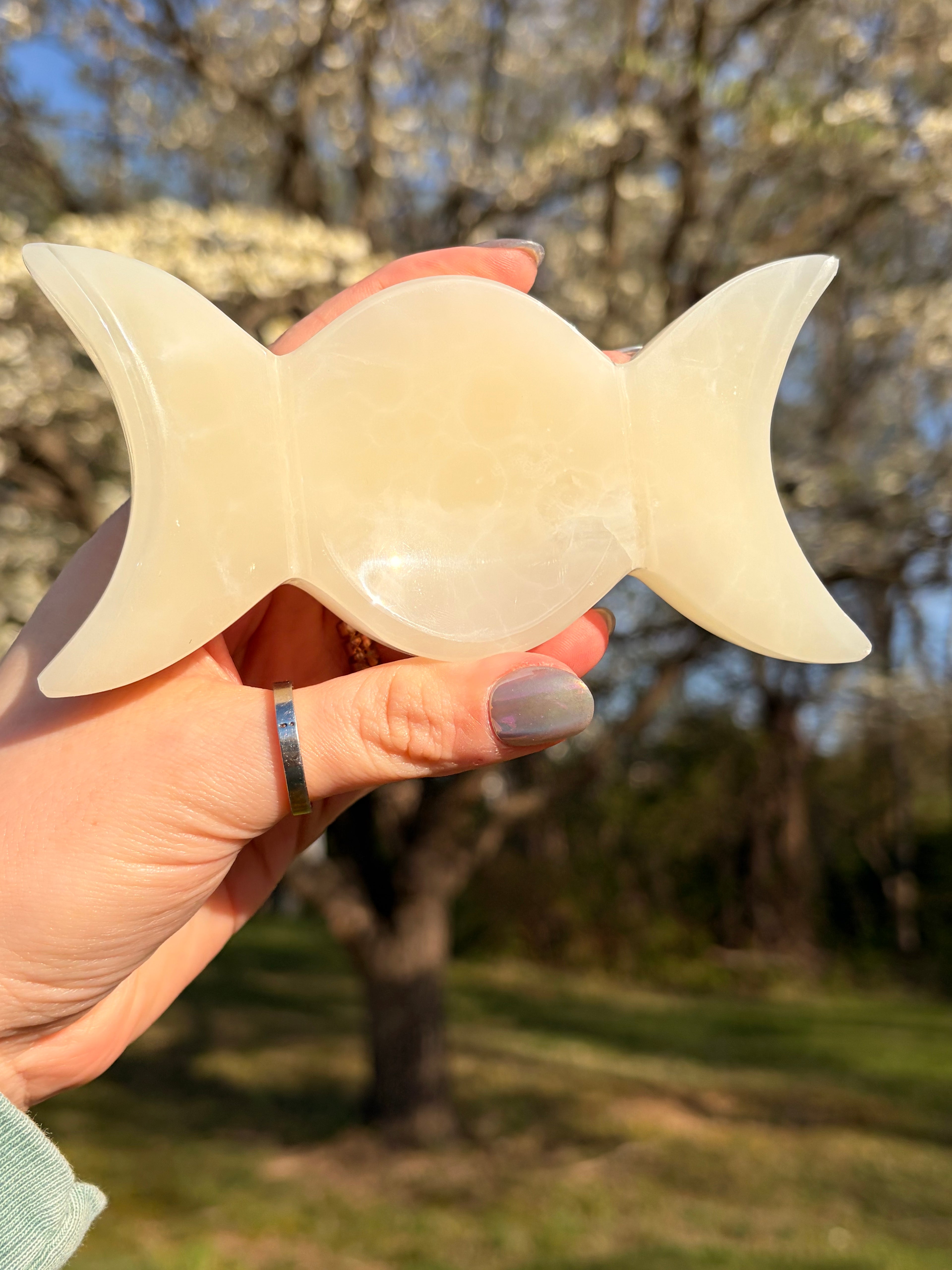 Onyx Moon Phase Dish
