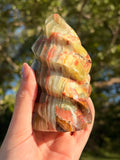 Green Onyx Flame