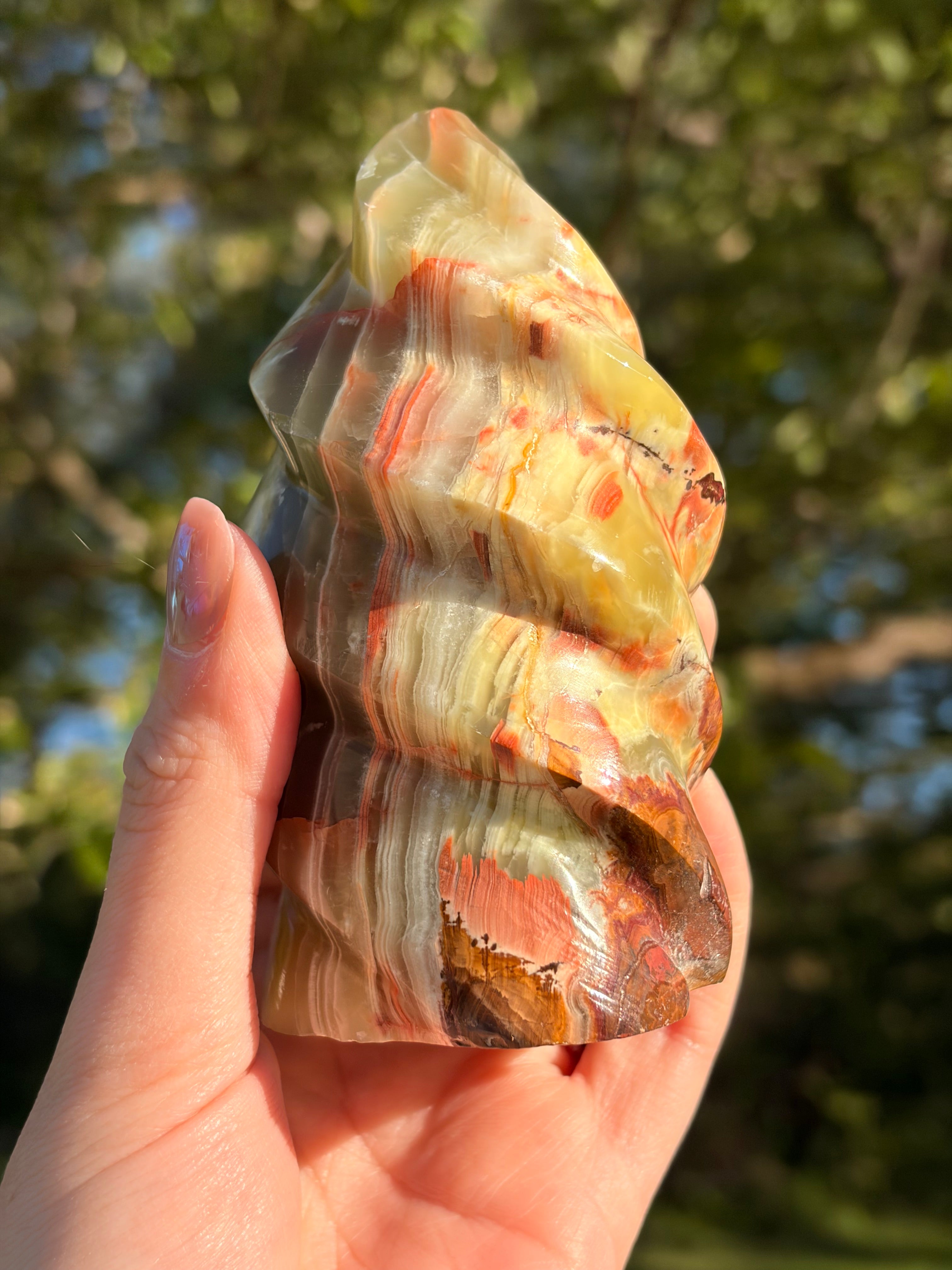 Green Onyx Flame