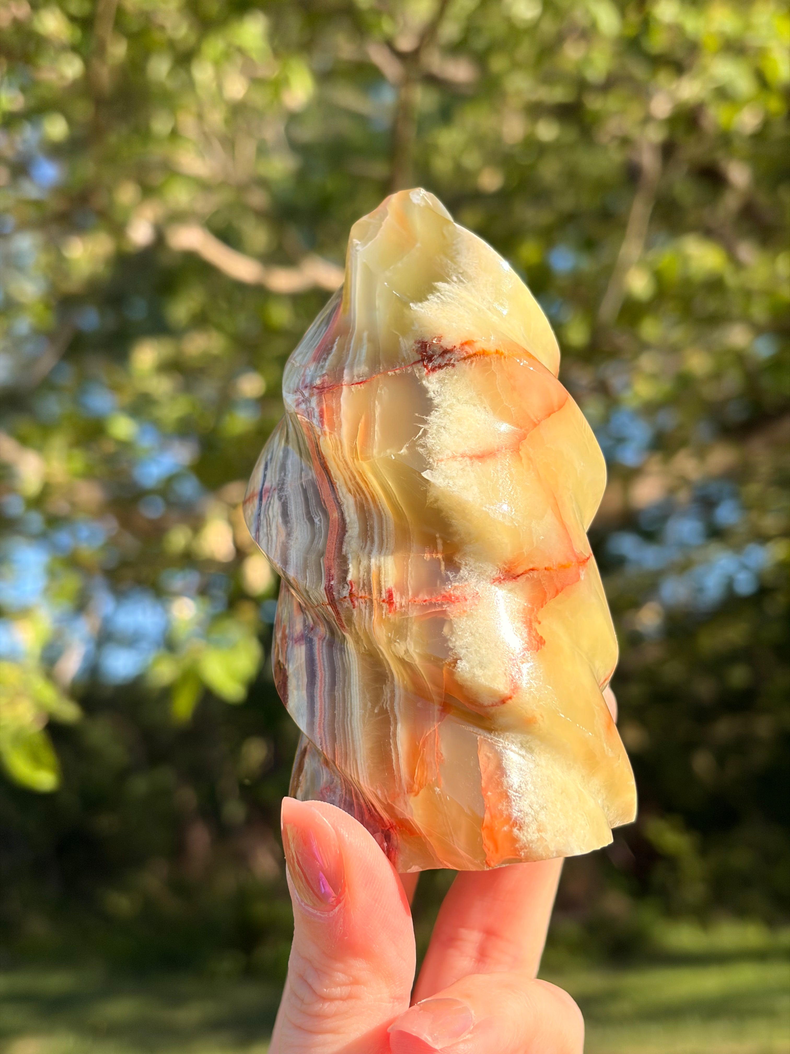 Green Onyx Flame