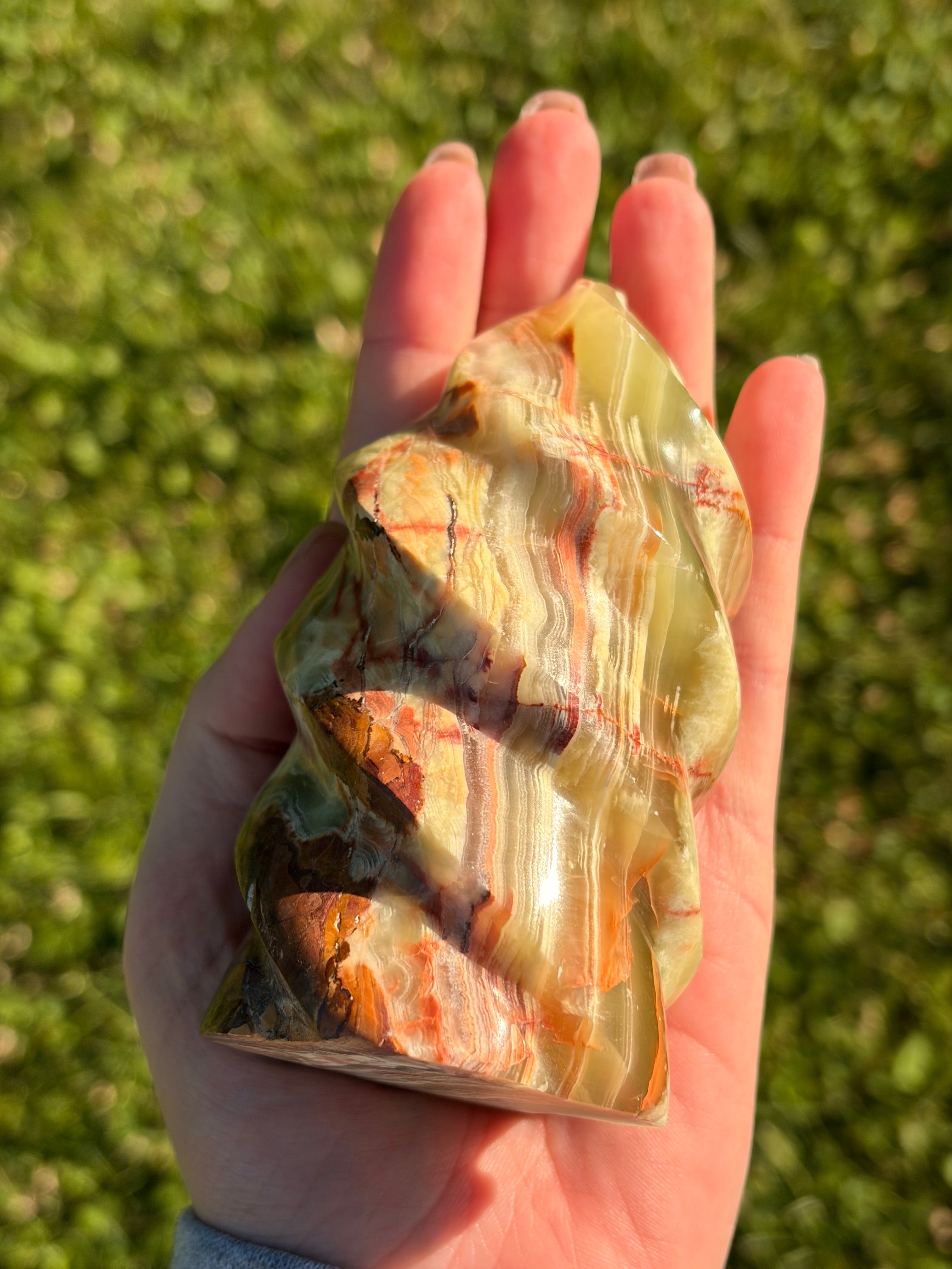 Green Onyx Flame