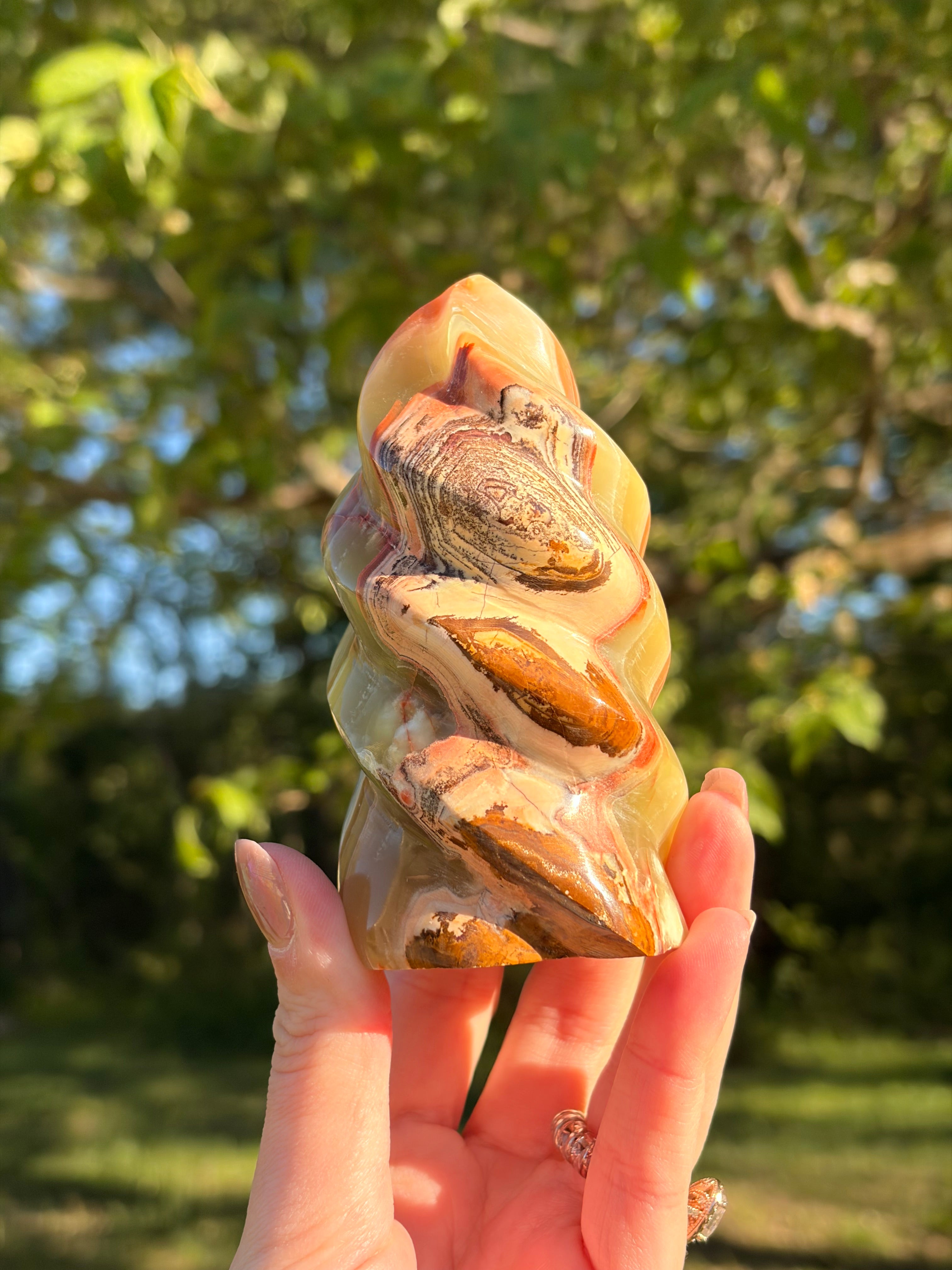 Green Onyx Flame