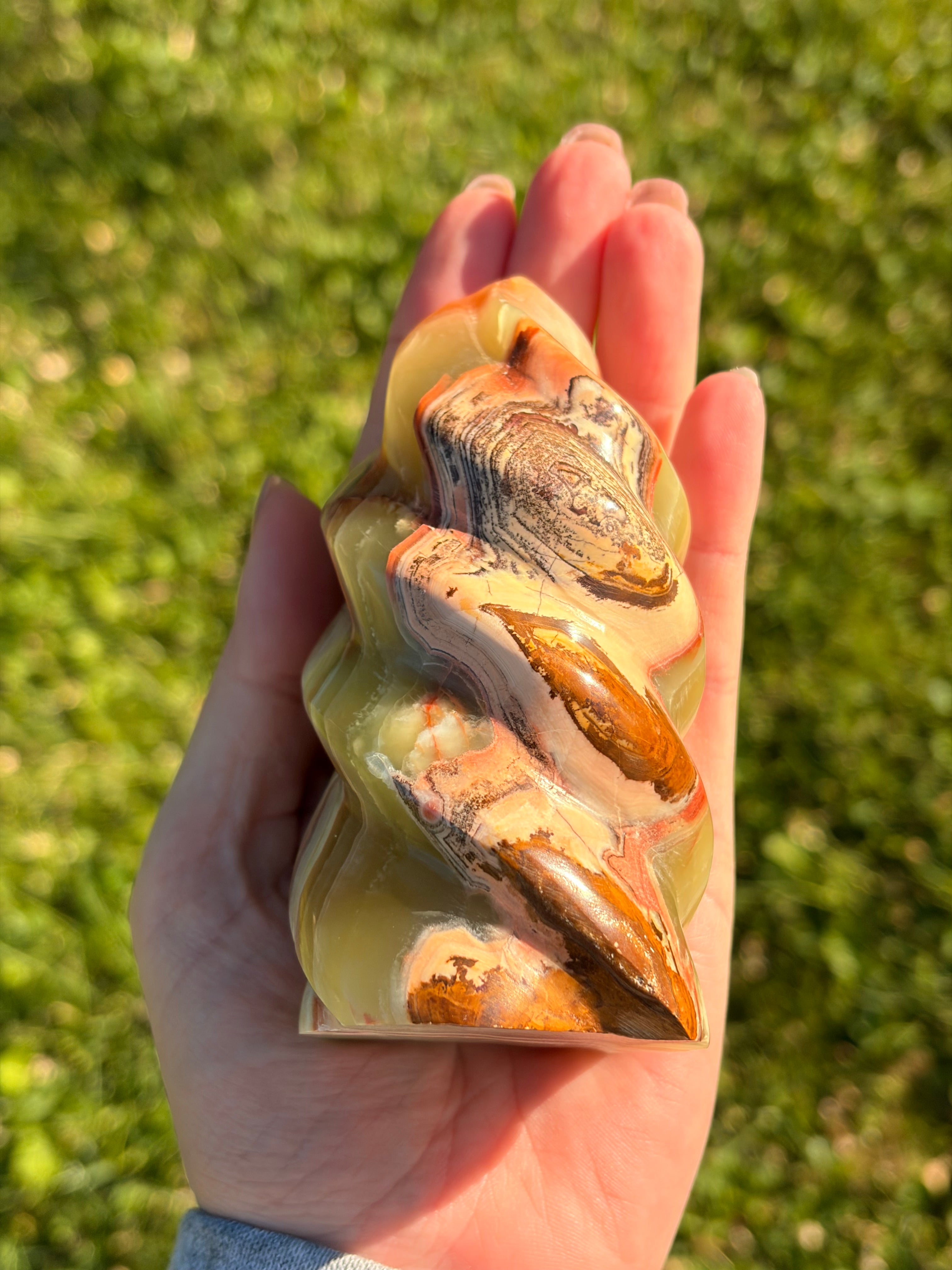 Green Onyx Flame
