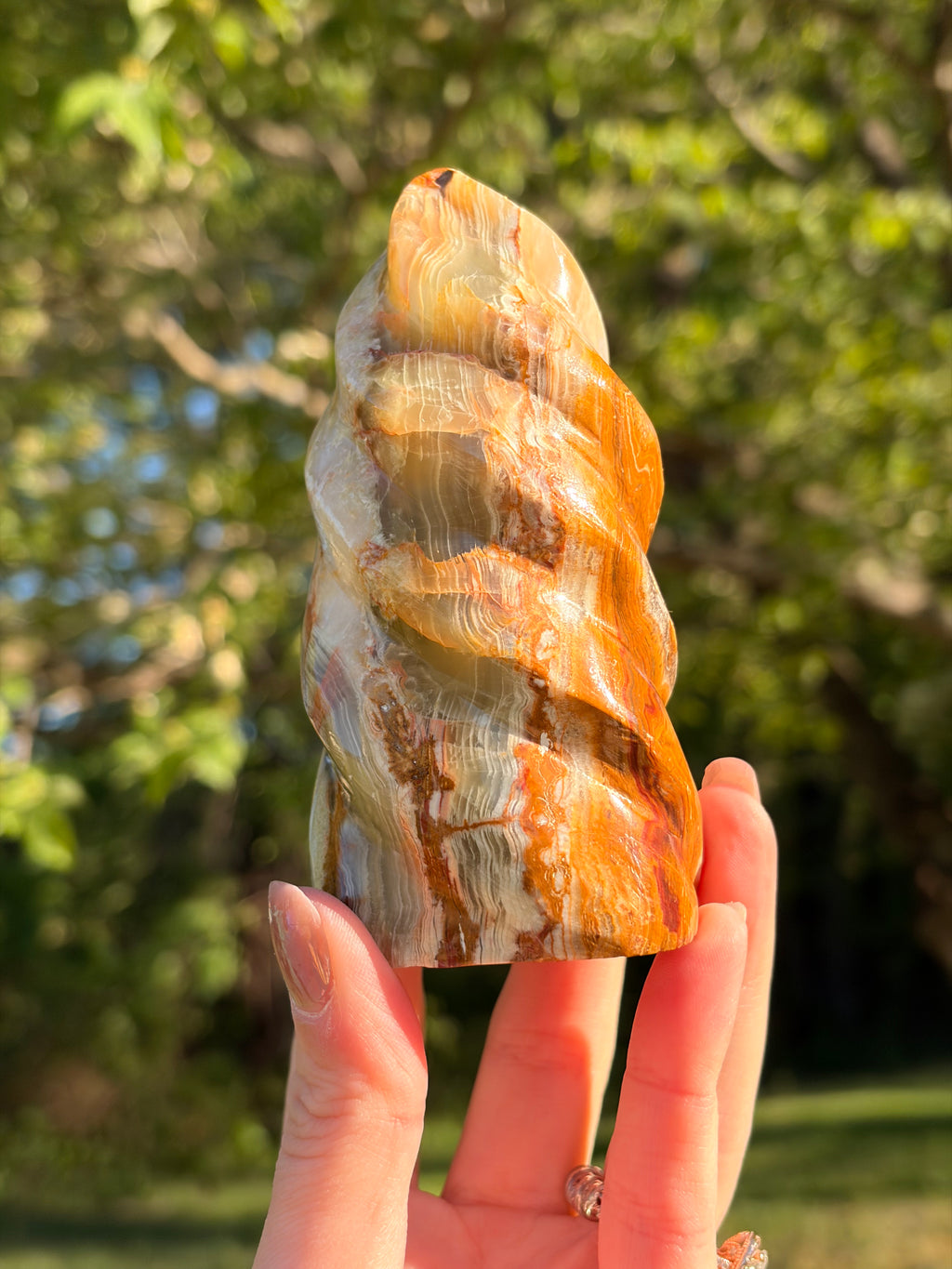 Green Onyx Flame