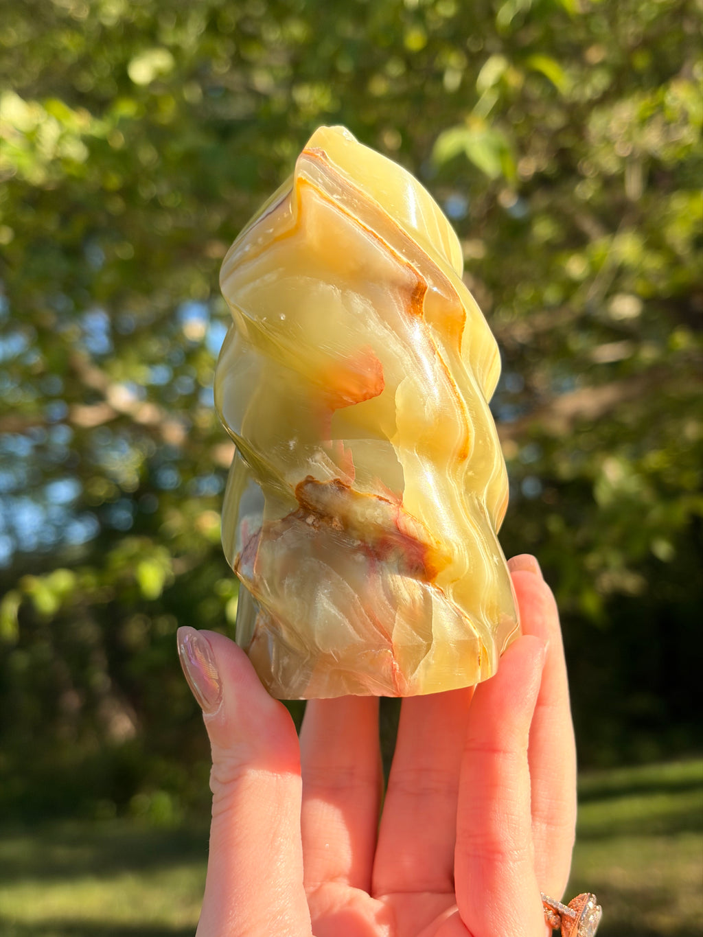 Green Onyx Flame