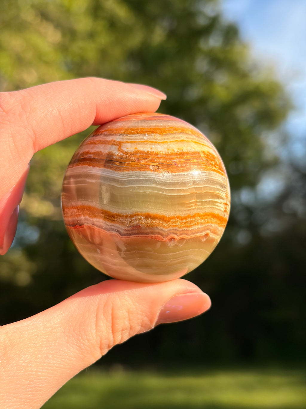 Green Onyx Spheres