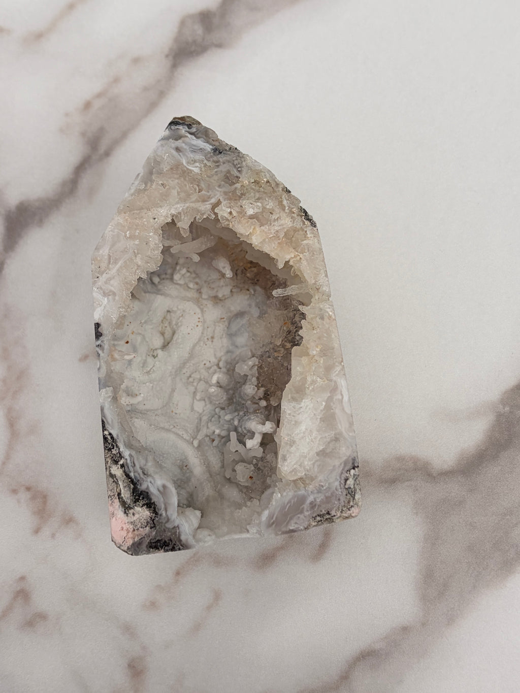 Volcano Agate Geode Tower | Imperfect