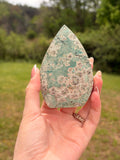 Green Flower Jasper Freeform