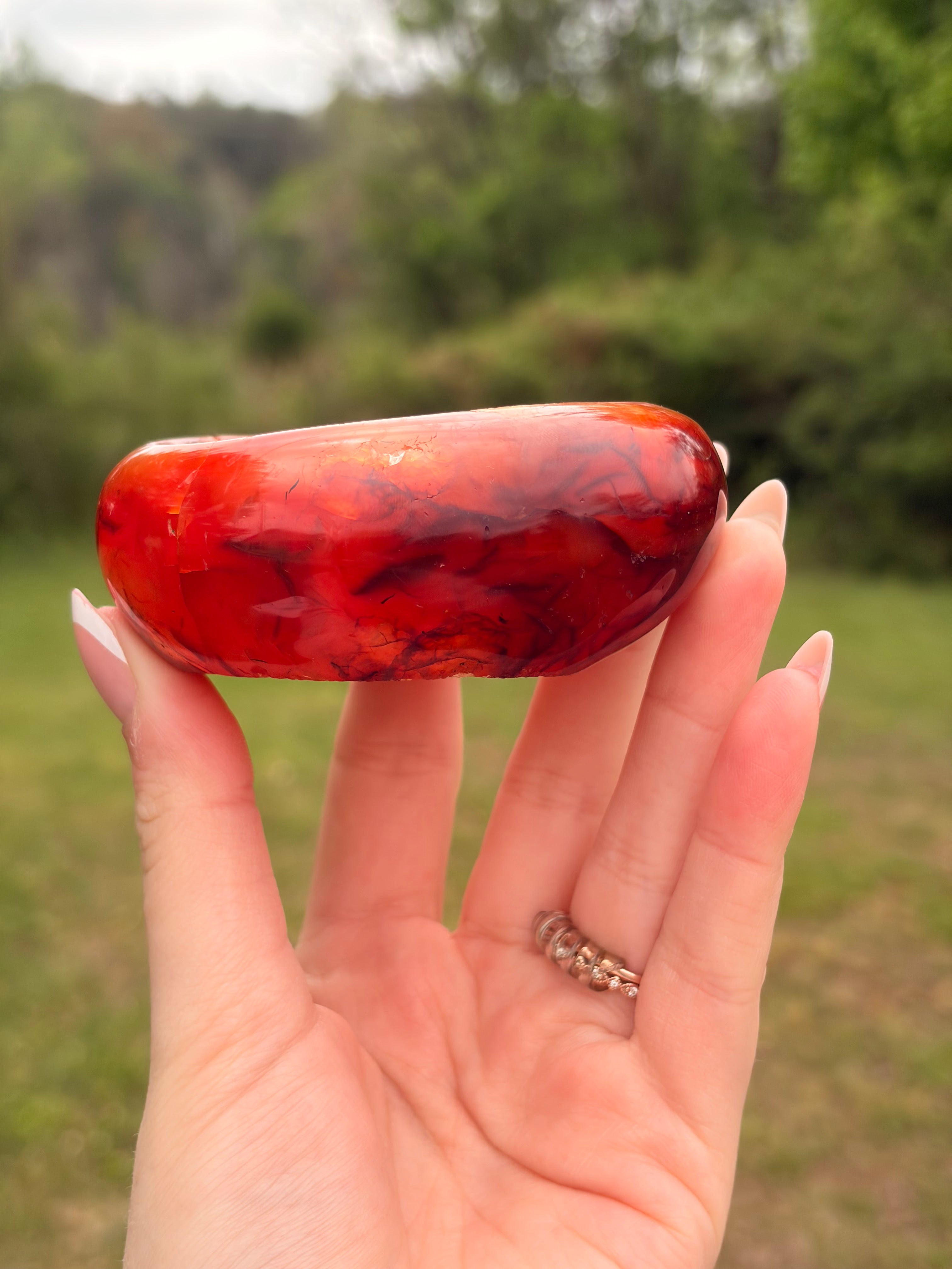 Shallow Carnelian Bowl