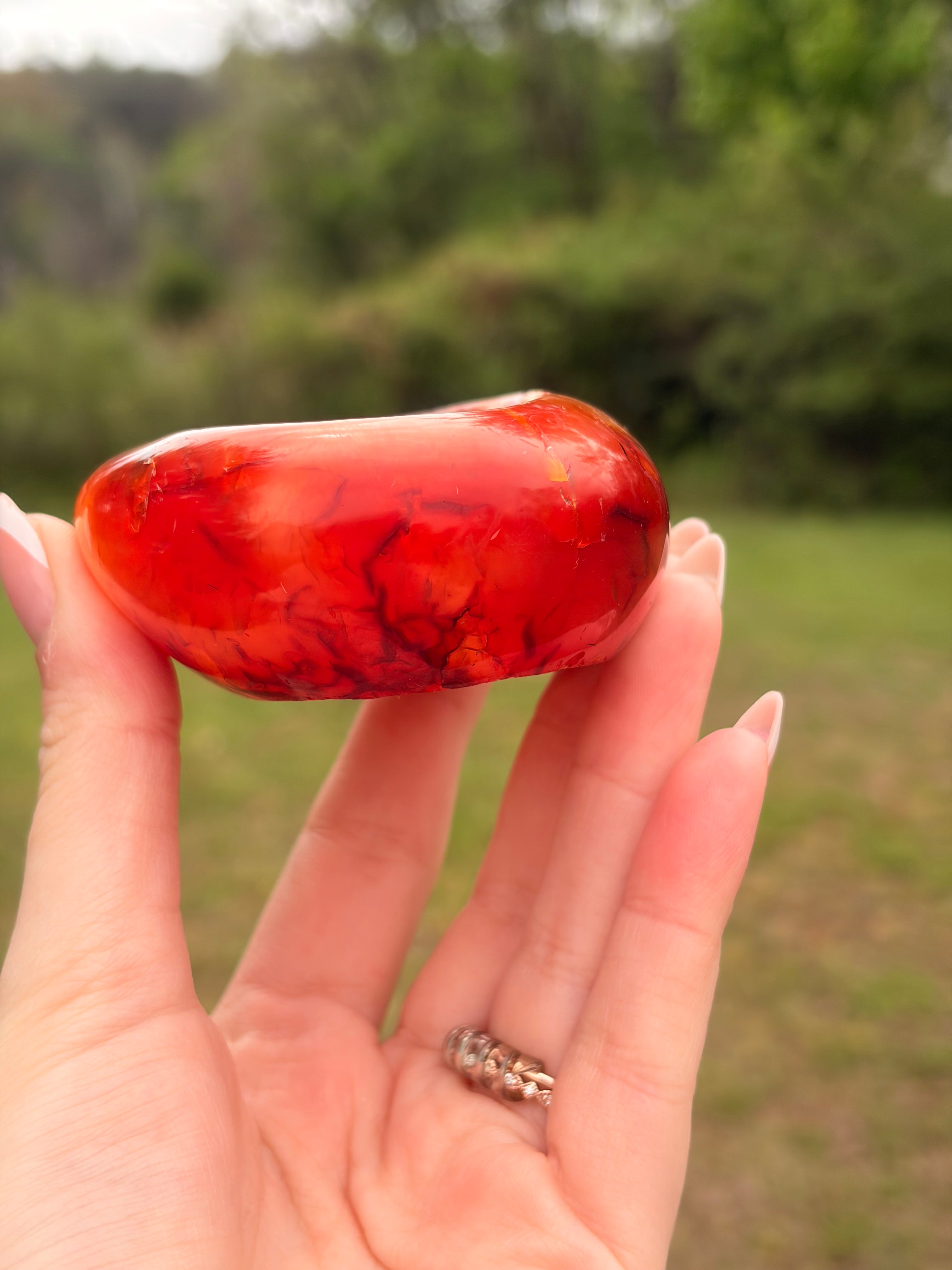 Shallow Carnelian Bowl