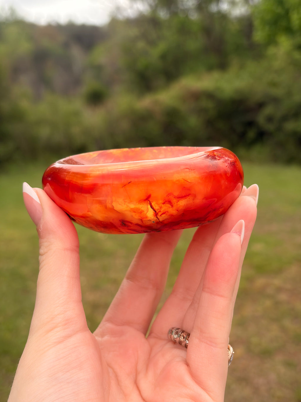 Shallow Carnelian Bowl